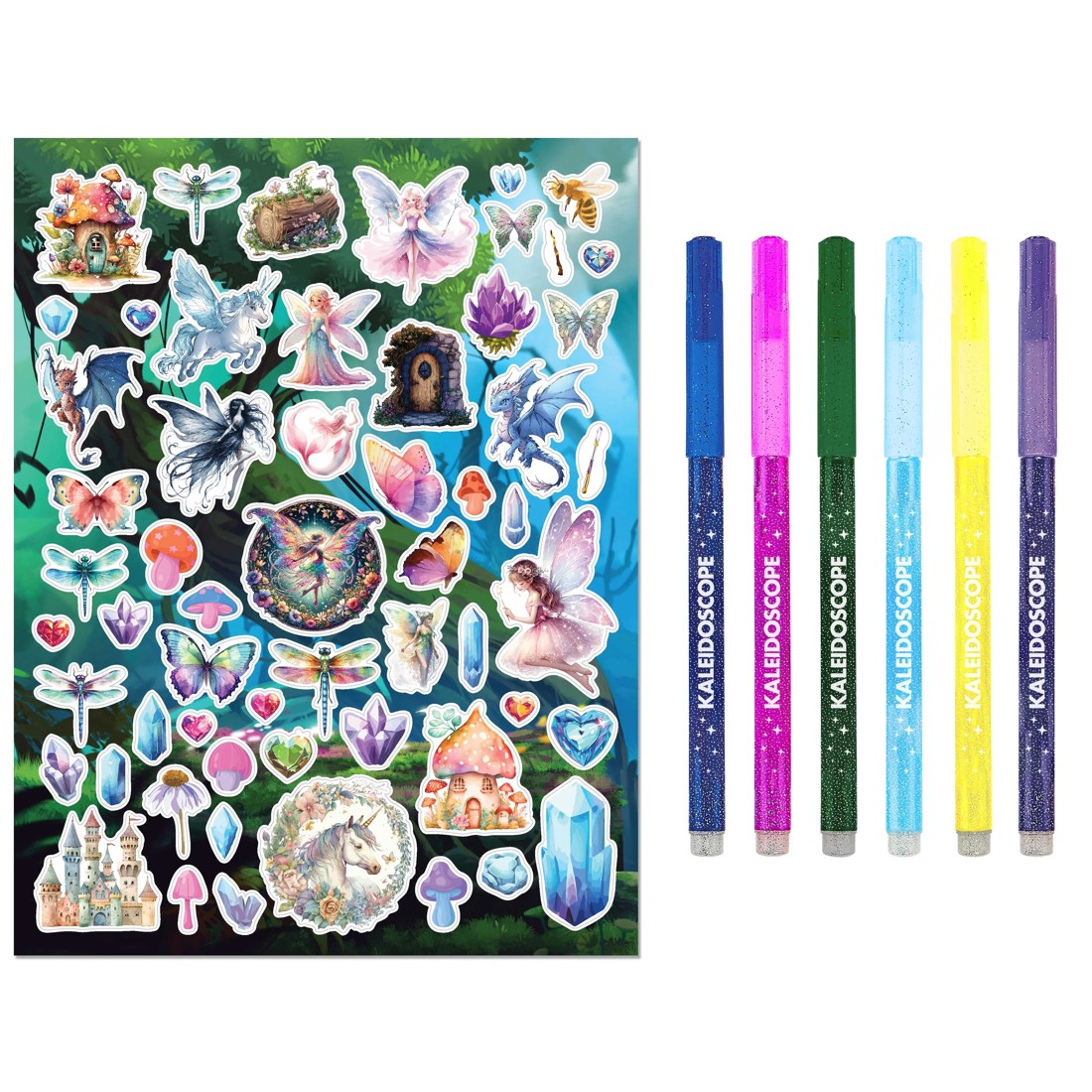 3 Kaleidoscope Fantasy Garden Colouring Kit - Book, 3 of 5