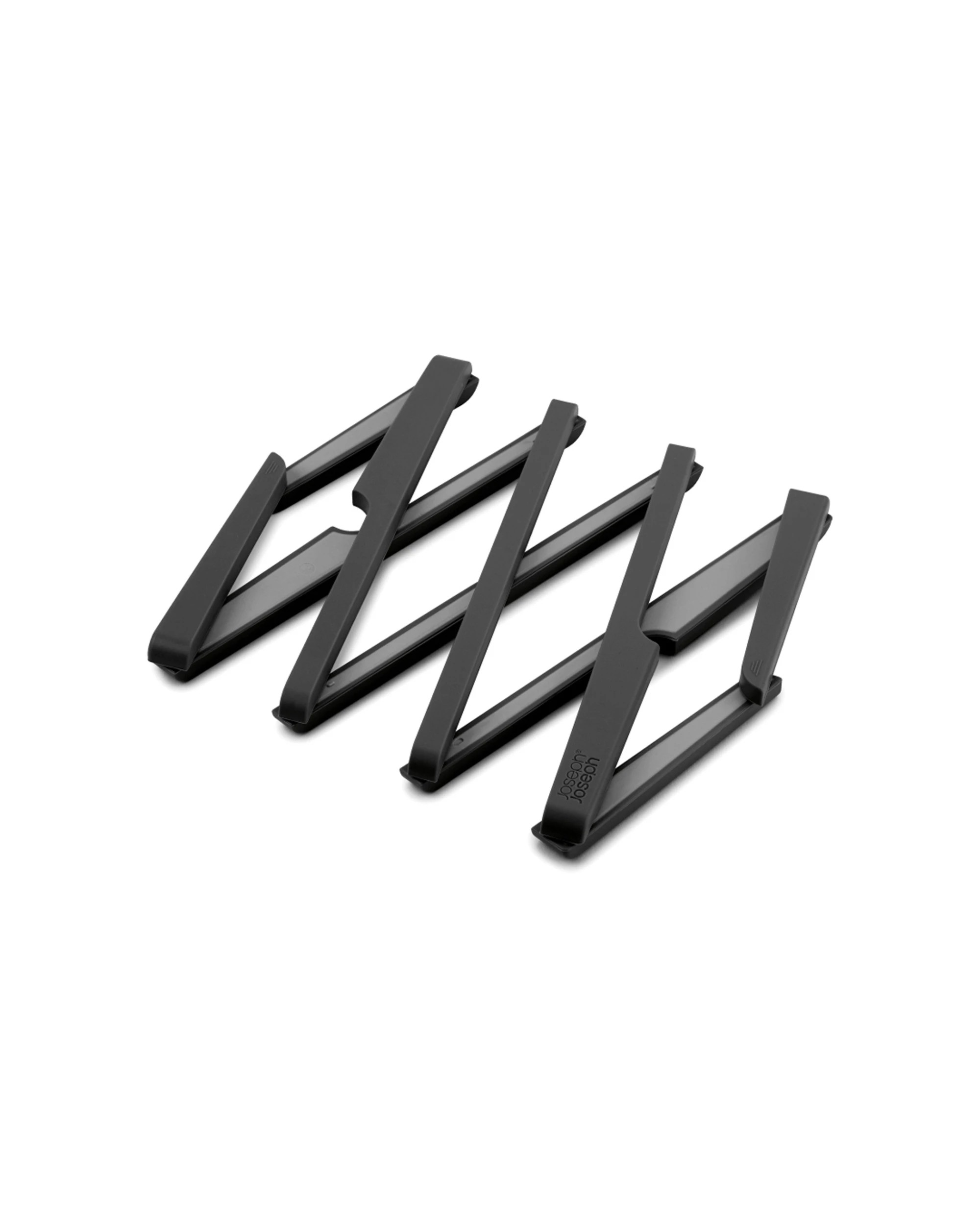 1 Joseph Joseph Stretch Expanding Trivet Adjustable Heat Resistant Foldable - Black, 1 of 1