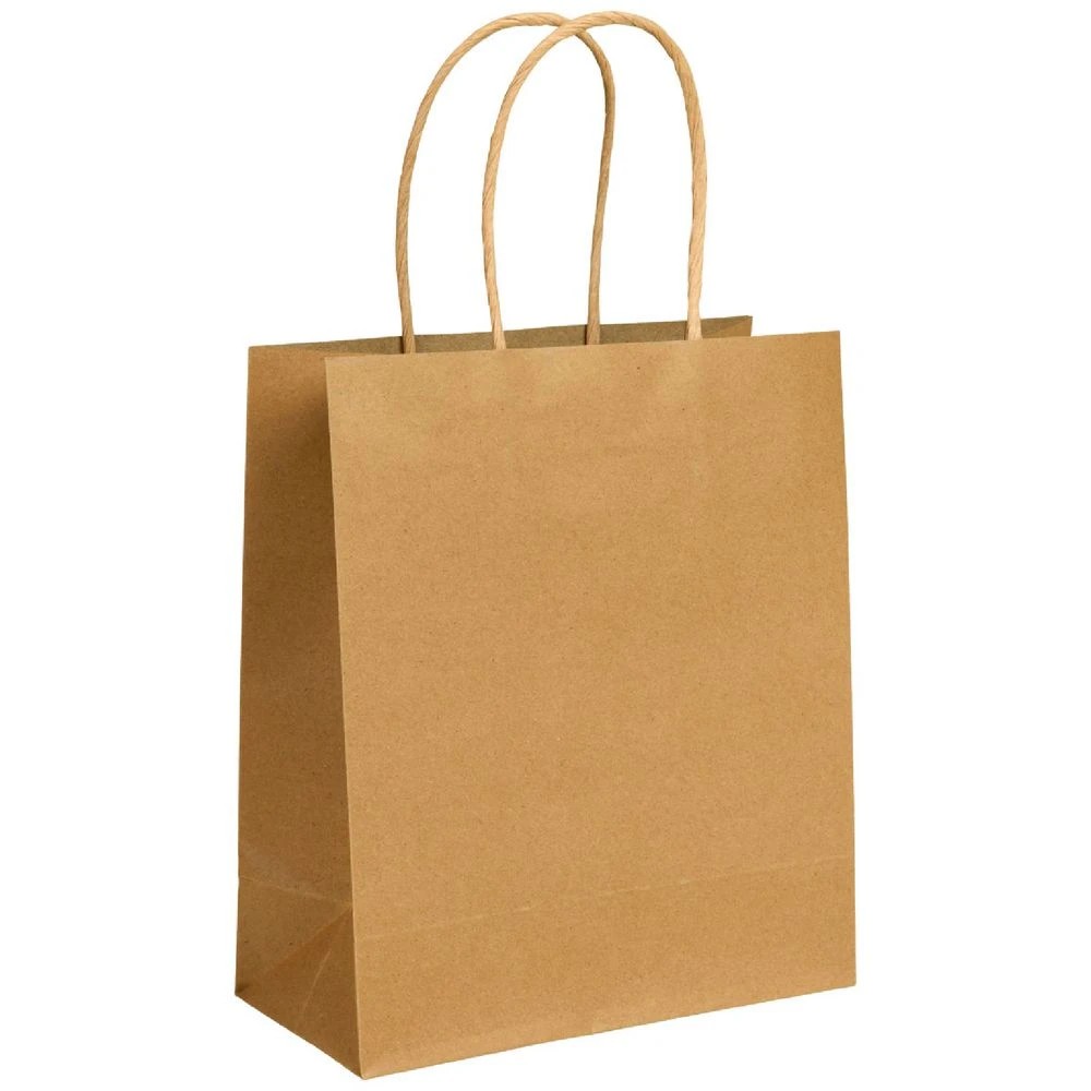 1 Otto Kraft Bag Small Brown 5 Pack, 1 of 2