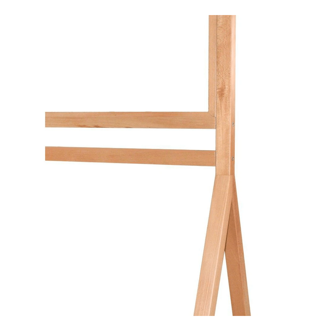 4 J.Burrows Mobile Magnetic Whiteboard 1178x878mm Pine Frame, 4 of 5