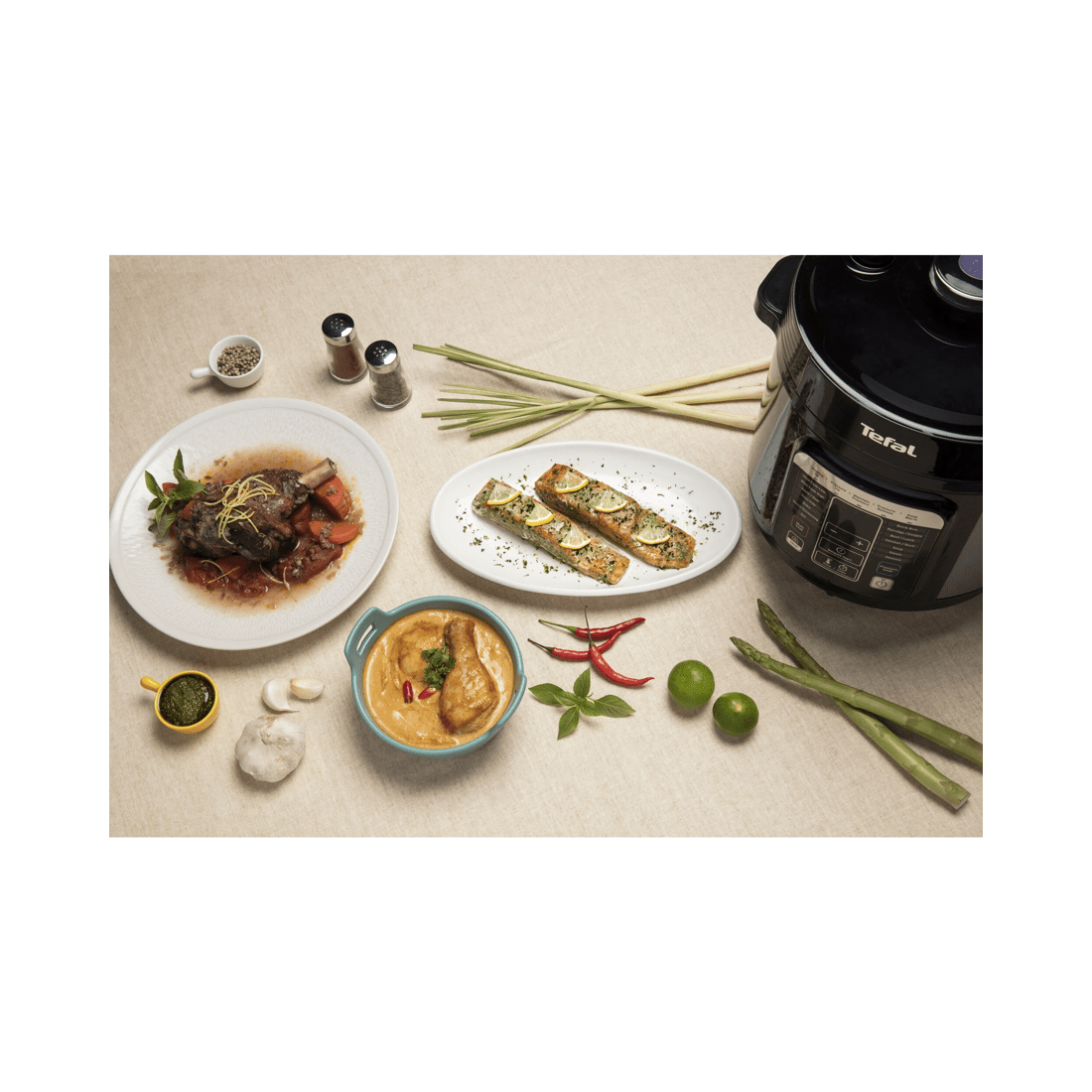 4 Tefal 6LHome Chef Smart Multicooker, 4 of 5