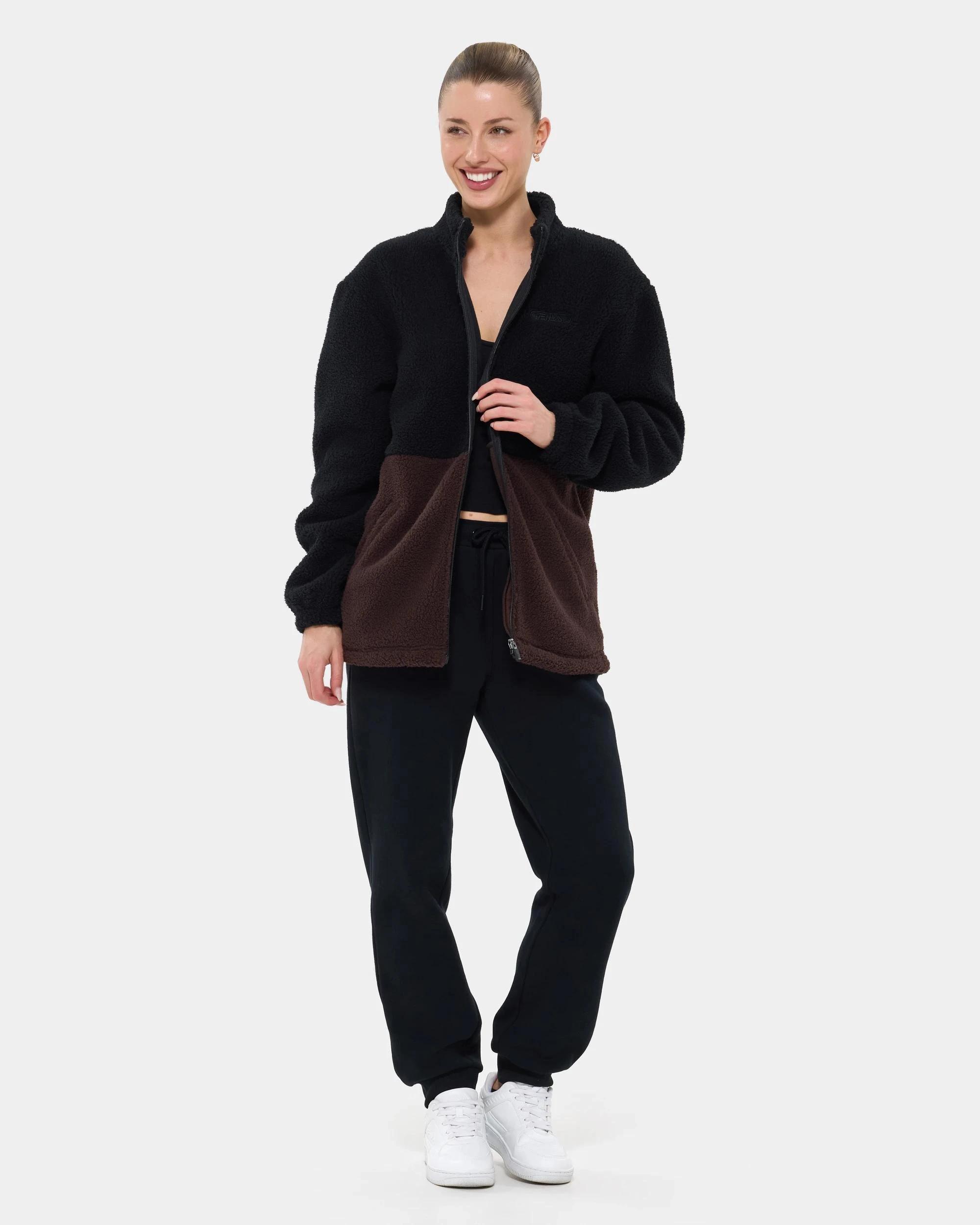 7 Fila Victoria Teddy Jacket BLACK, 7 of 7