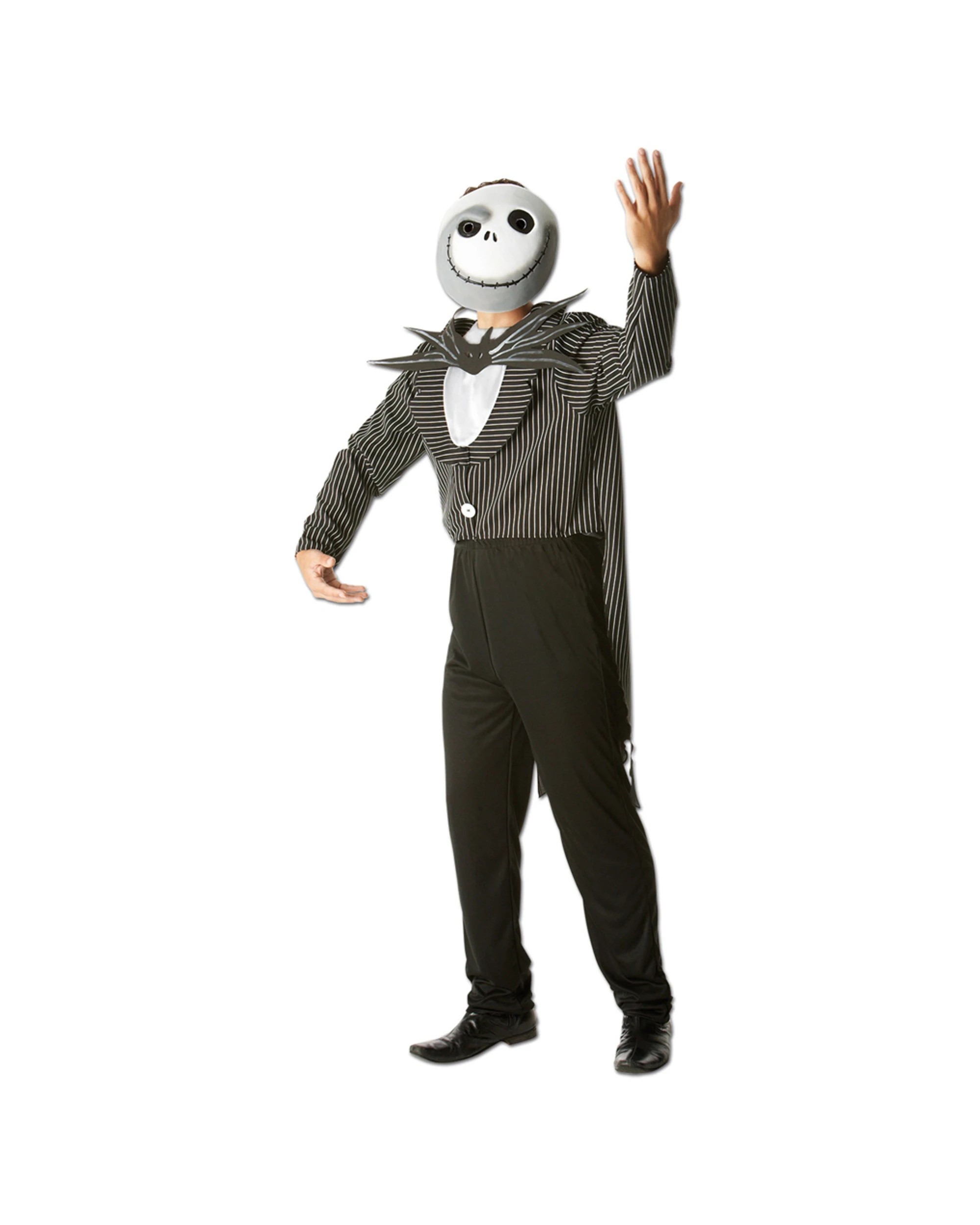 1 The Nightmare Before Christmas Jack Skellington Costume Dress Up Outfit Size Xl - Black, 1 of 2