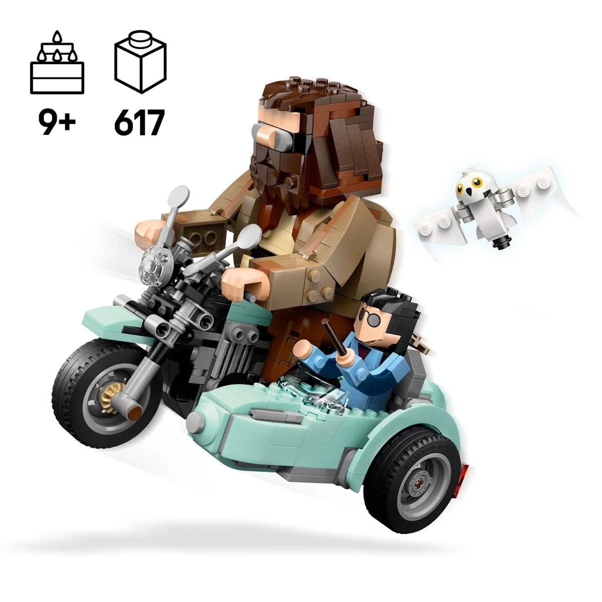 4 LEGO Harry Potter Hagrid & Harry's Motorcycle Ride 76443, 4 of 10