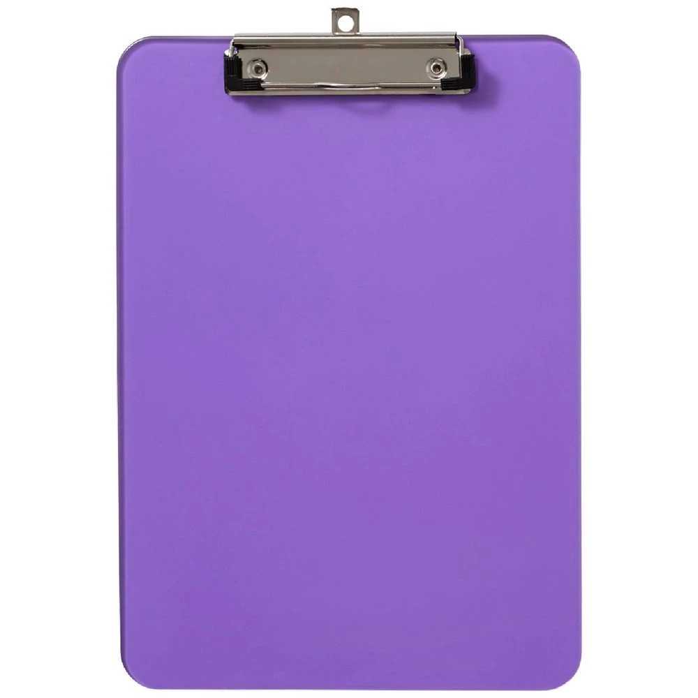 1 J.Burrows A4 Plastic Clipboard Purple, 1 of 1