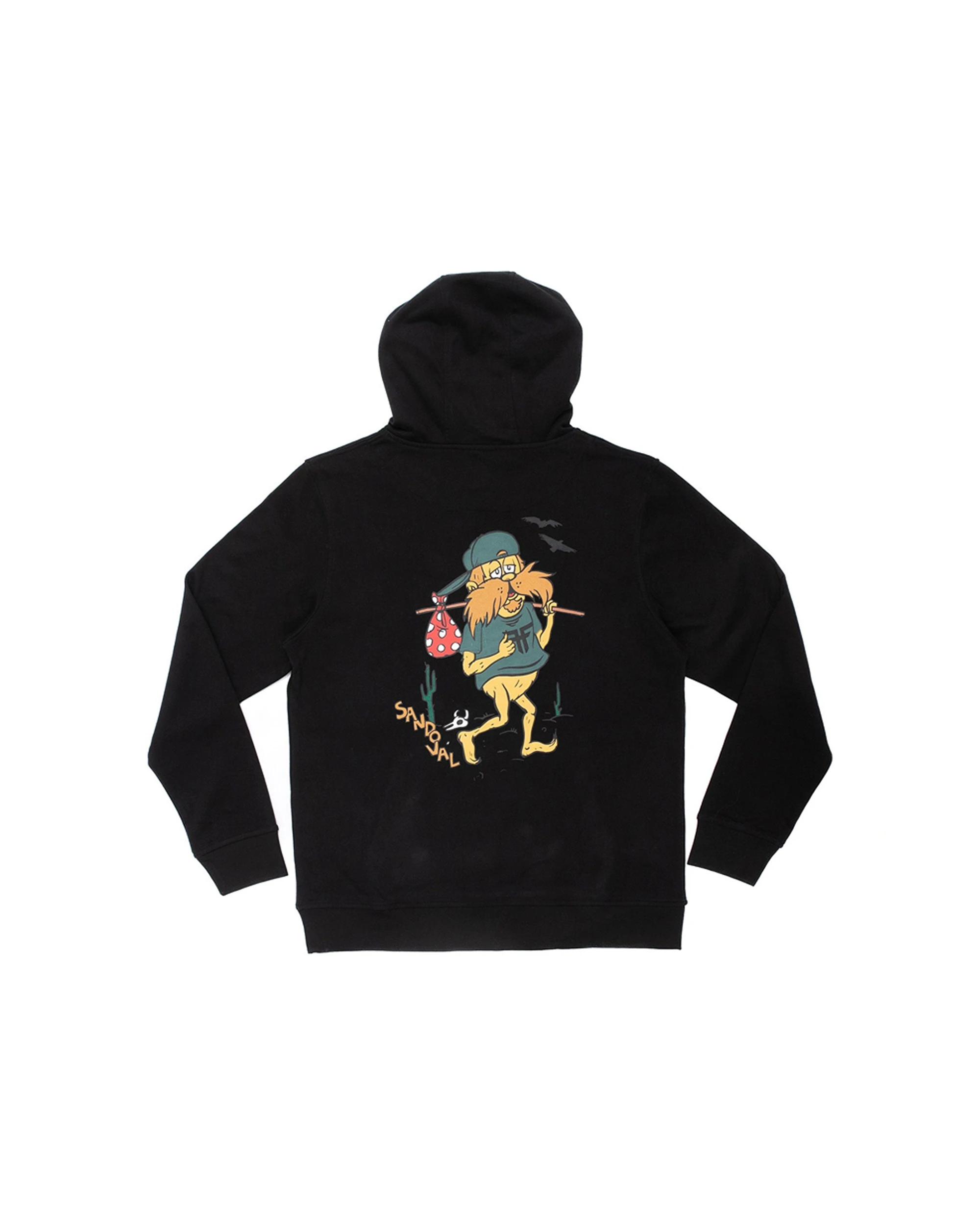 2 Fallen Footwear Men Hoodie Tommy Sandoval Jumper Regular Fit BLACK/YELLOW, 2 of 5