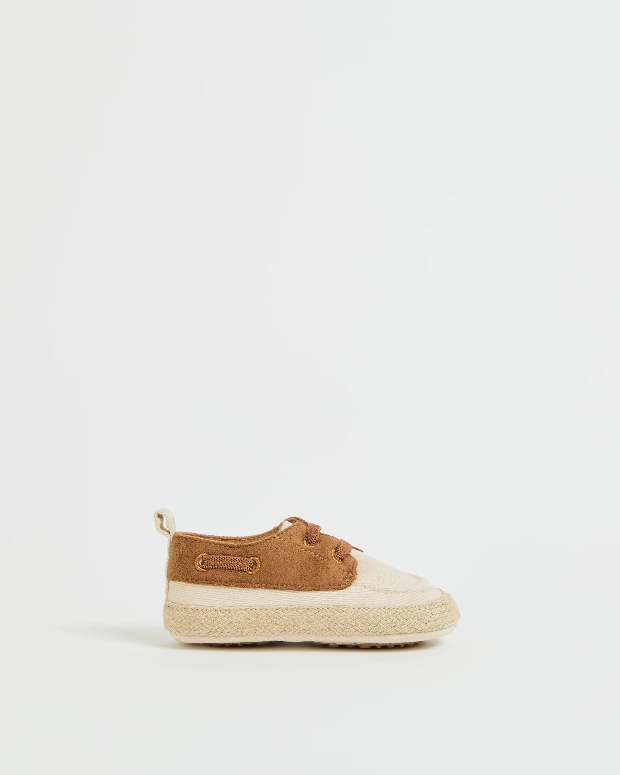 1 Target Baby Pre-Walker Boat Shoes TAN, 1 of 6