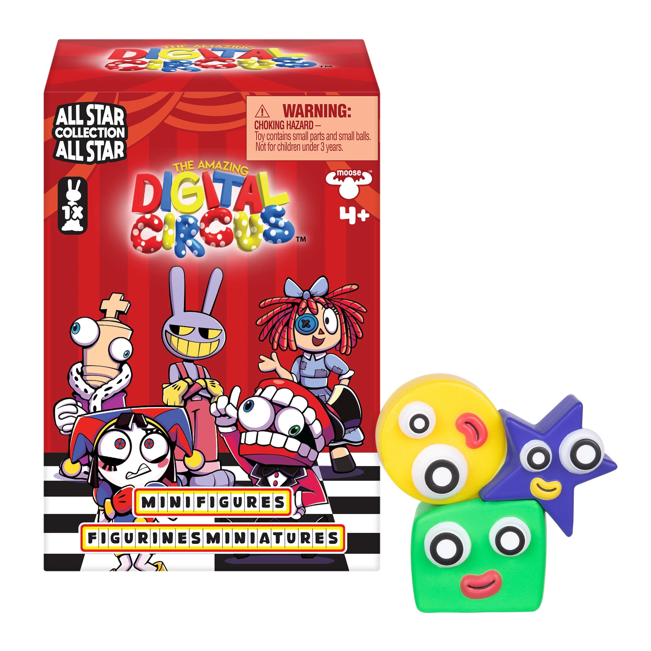 8 Moose Toys The Amazing Digital Circus Collector Mini Figure - Assorted - Multi, 8 of 8