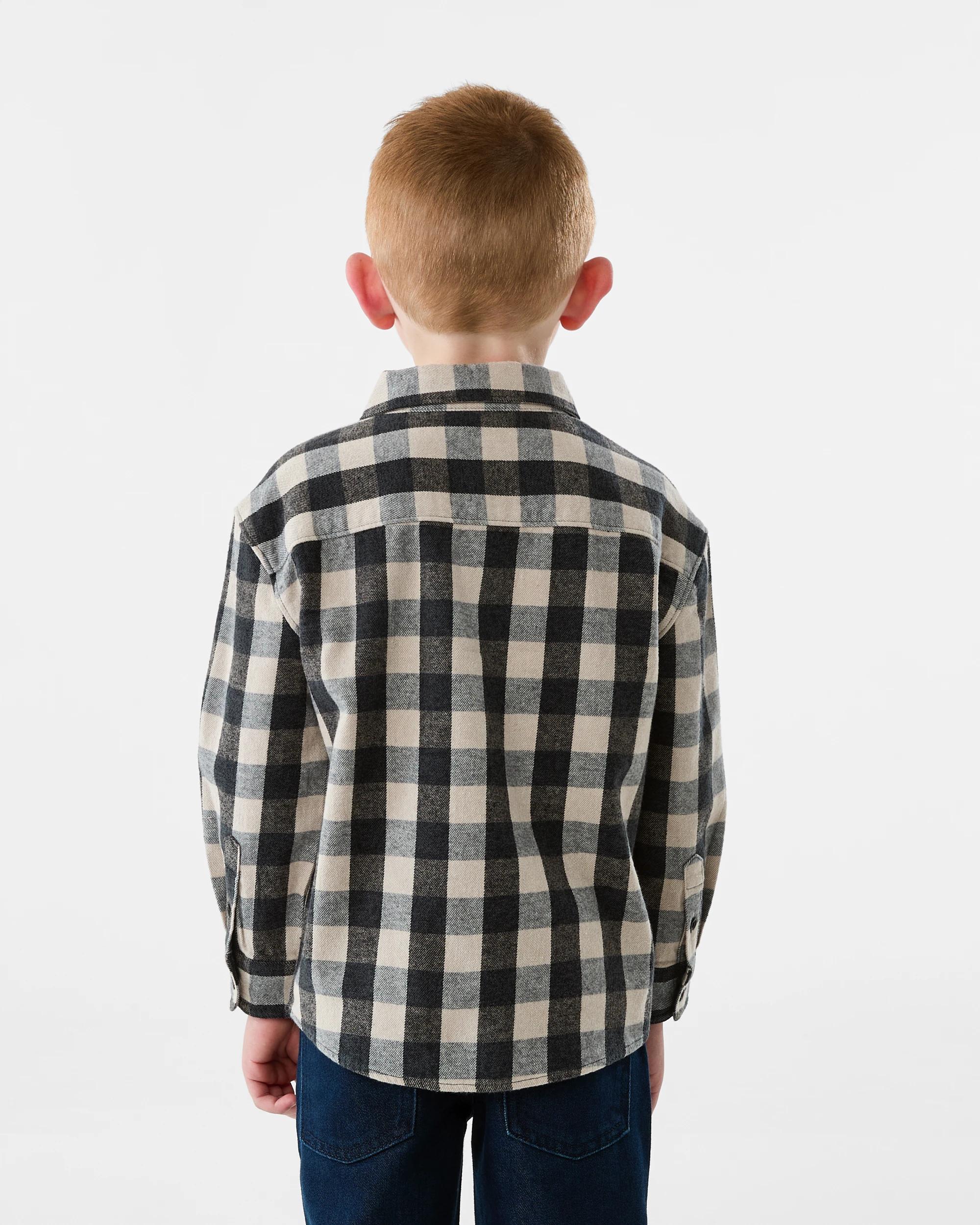 2 Yarn Dye Flannel Shirt Brn Checks, 2 of 7