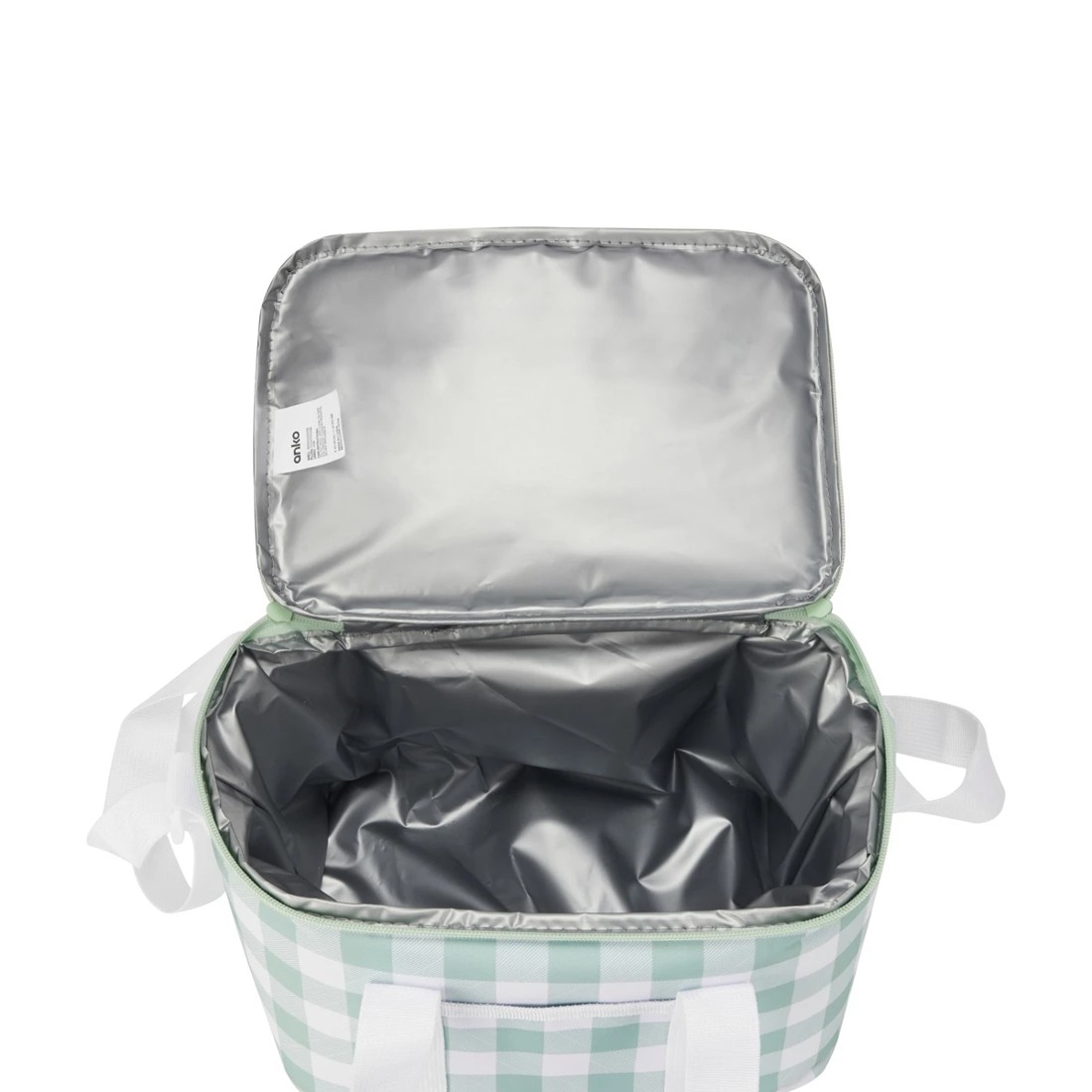 4 Gingham Large Insulated Lunch Bag, 4 of 5