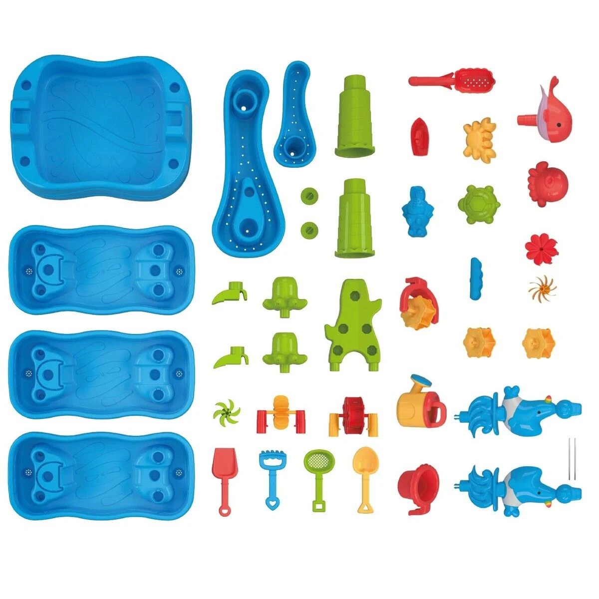 2 AUSWAY Sand Water Play Table 5 Tier Waterfall Pool Toys Set, 2 of 2