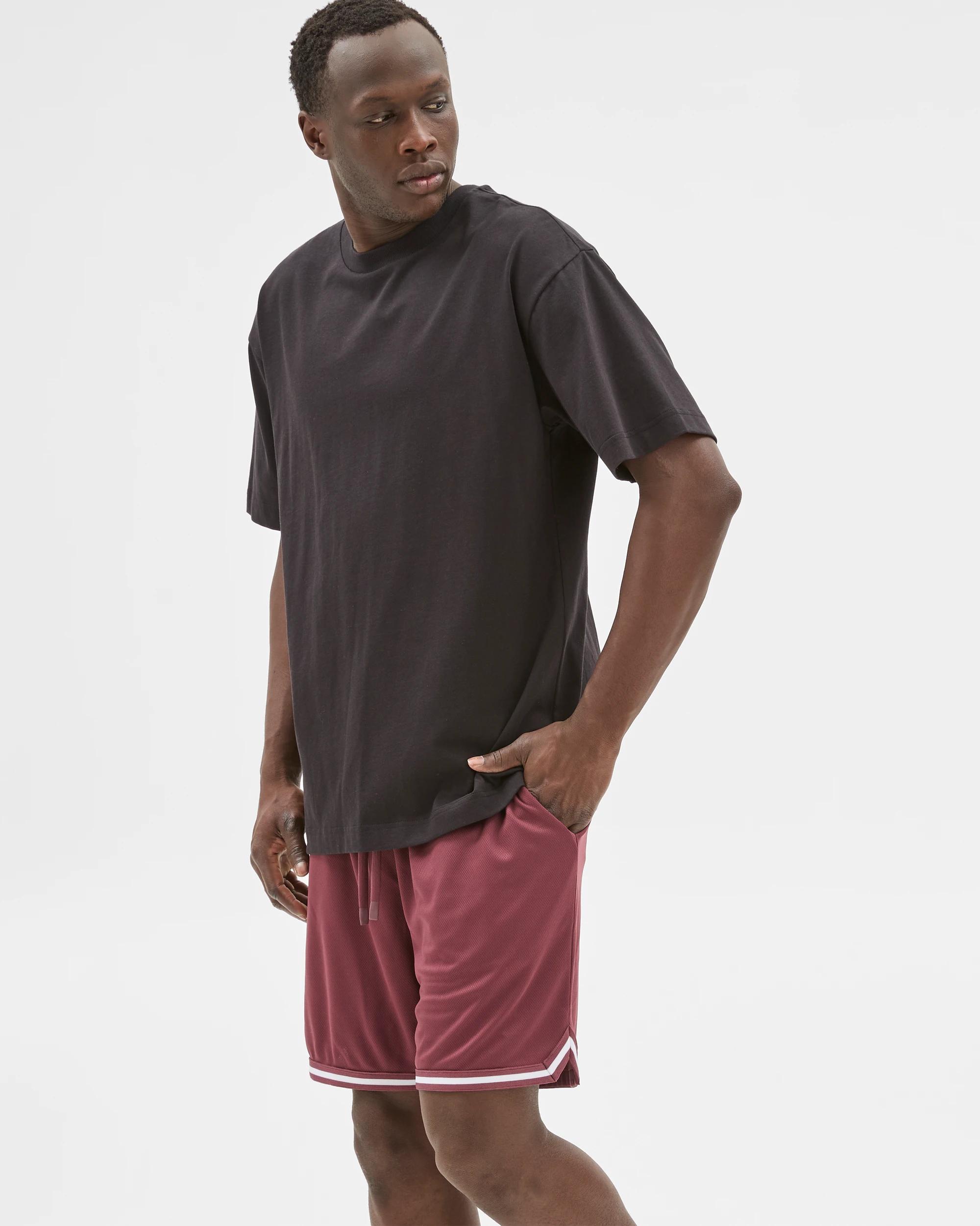 6 Basketball Shorts - Commons MAROON, 6 of 6