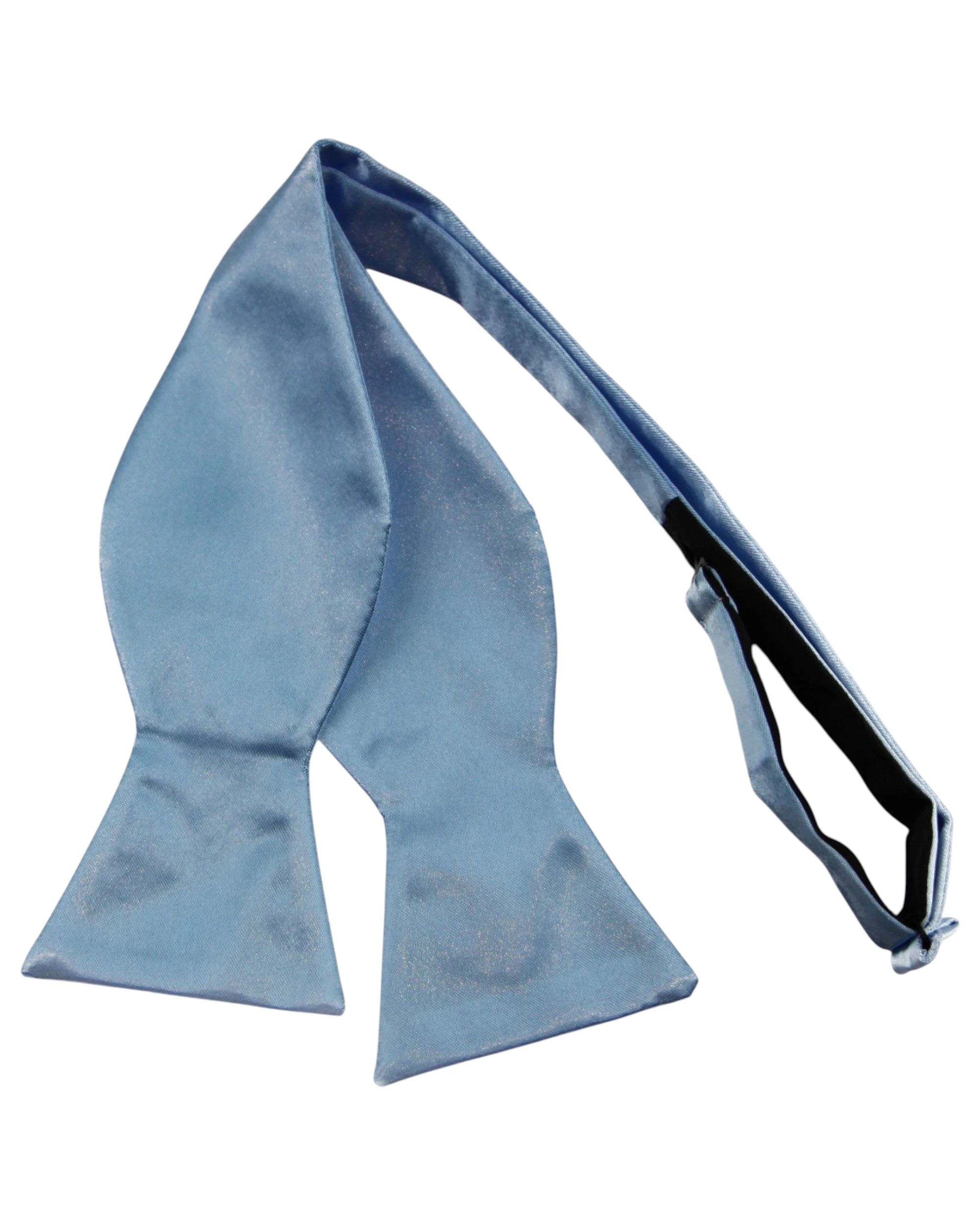 1 Zasel Mens Self Tie Bow Tie - Blue, 1 of 3