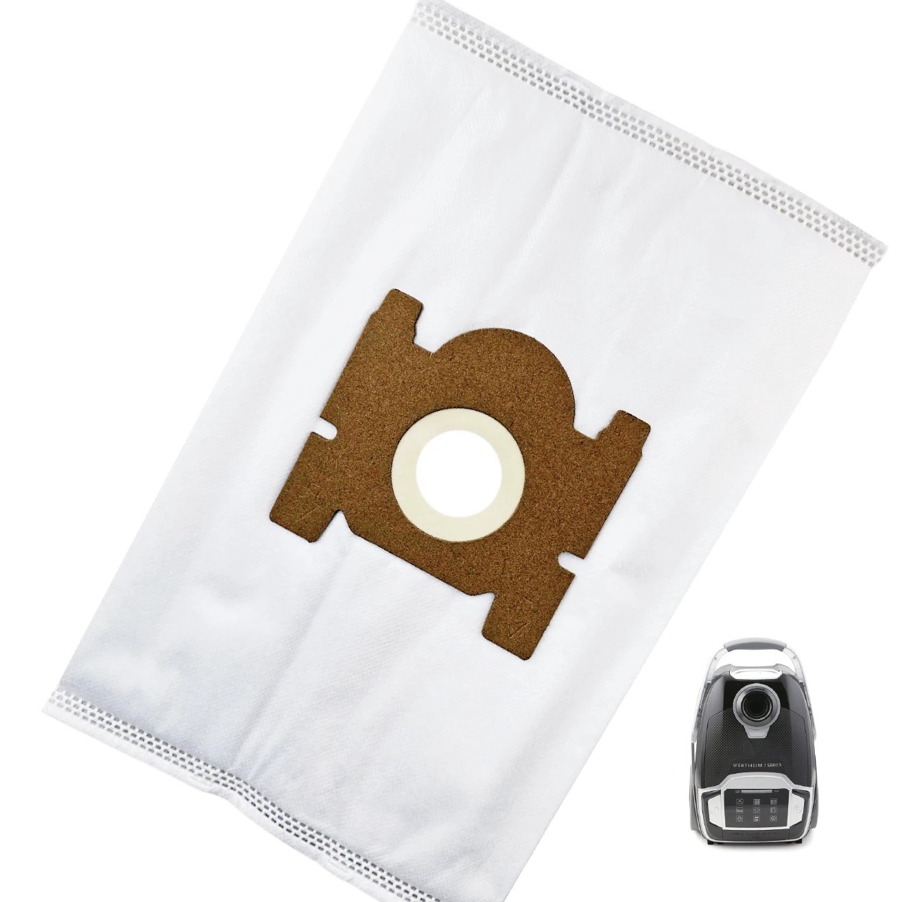 1 Hygieia 10 Bags For Wertheim 7 Series W9000 Vacuum Cleaners - White, 1 of 1