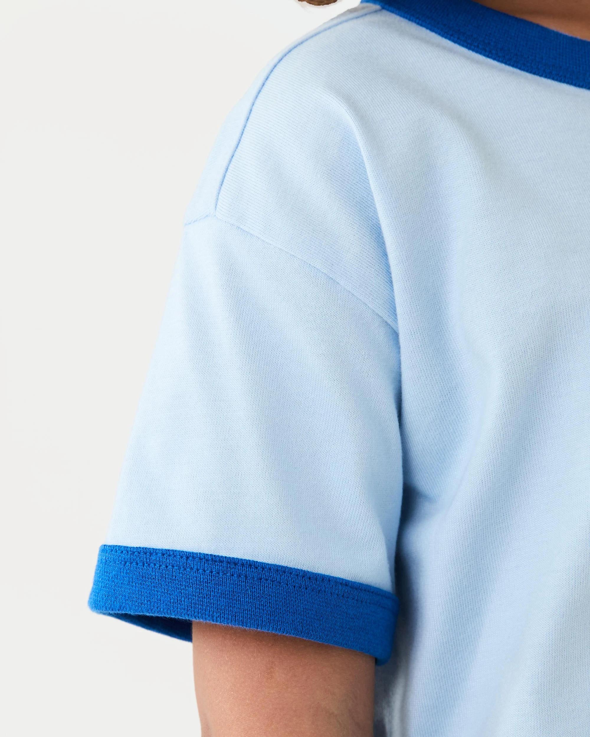 4 Chest Print T-shirt Blu Food, 4 of 8