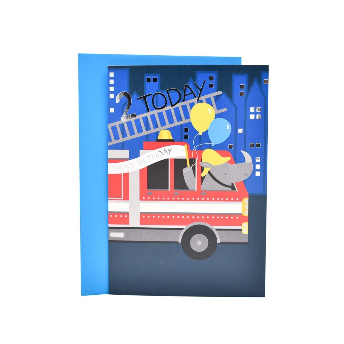 1 Hallmark Birthday Card Age 2 - Fire Truck, 1 of 3