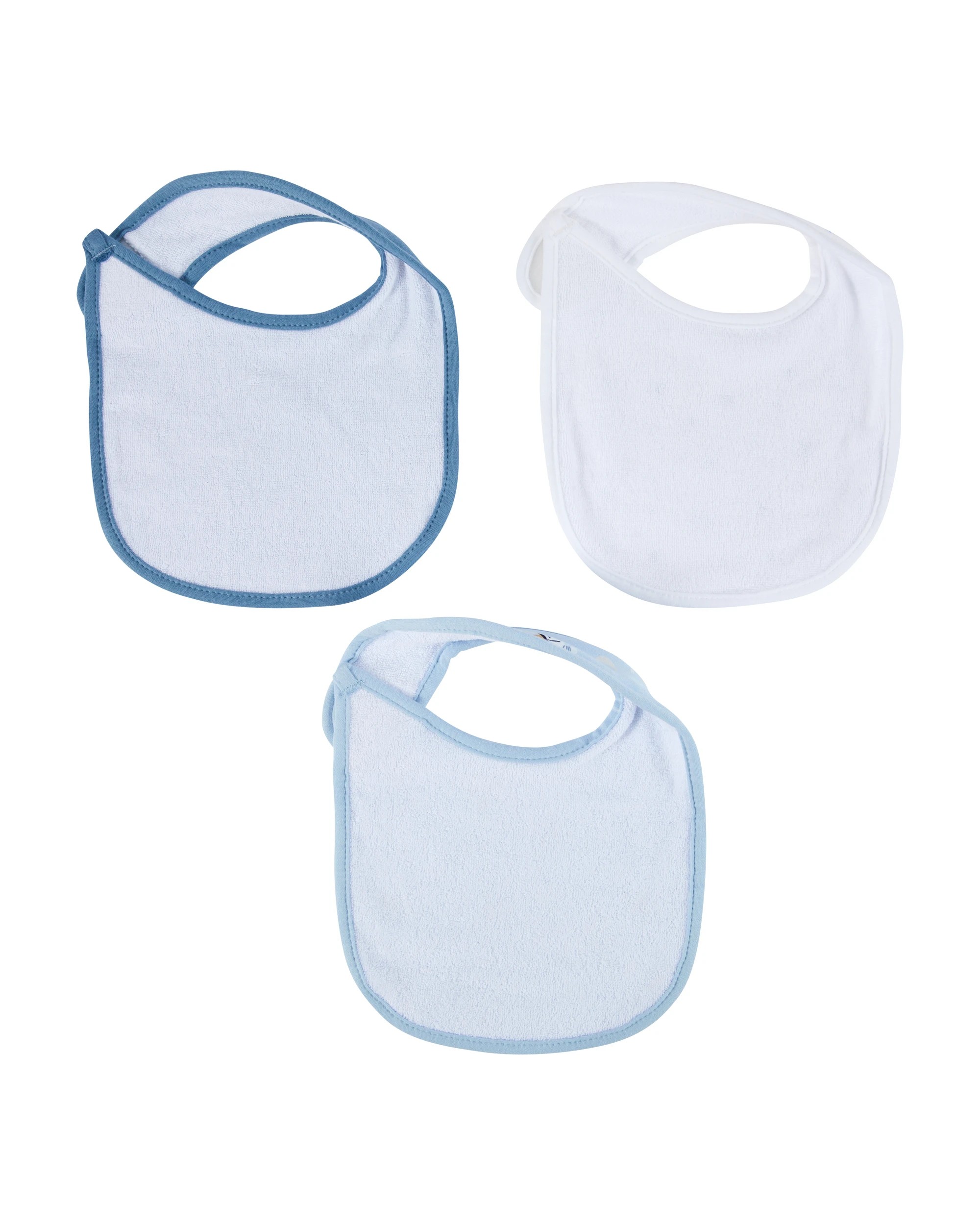 2 3 Pack Organic Cotton Bibs - Space, 2 of 5