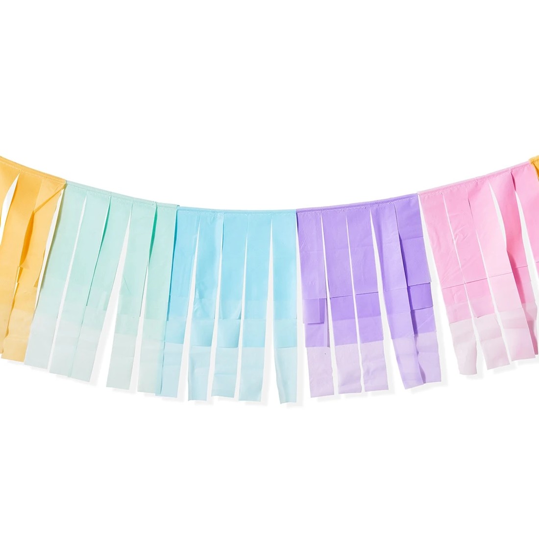 3 Pastel Streamer Garland, 3 of 5