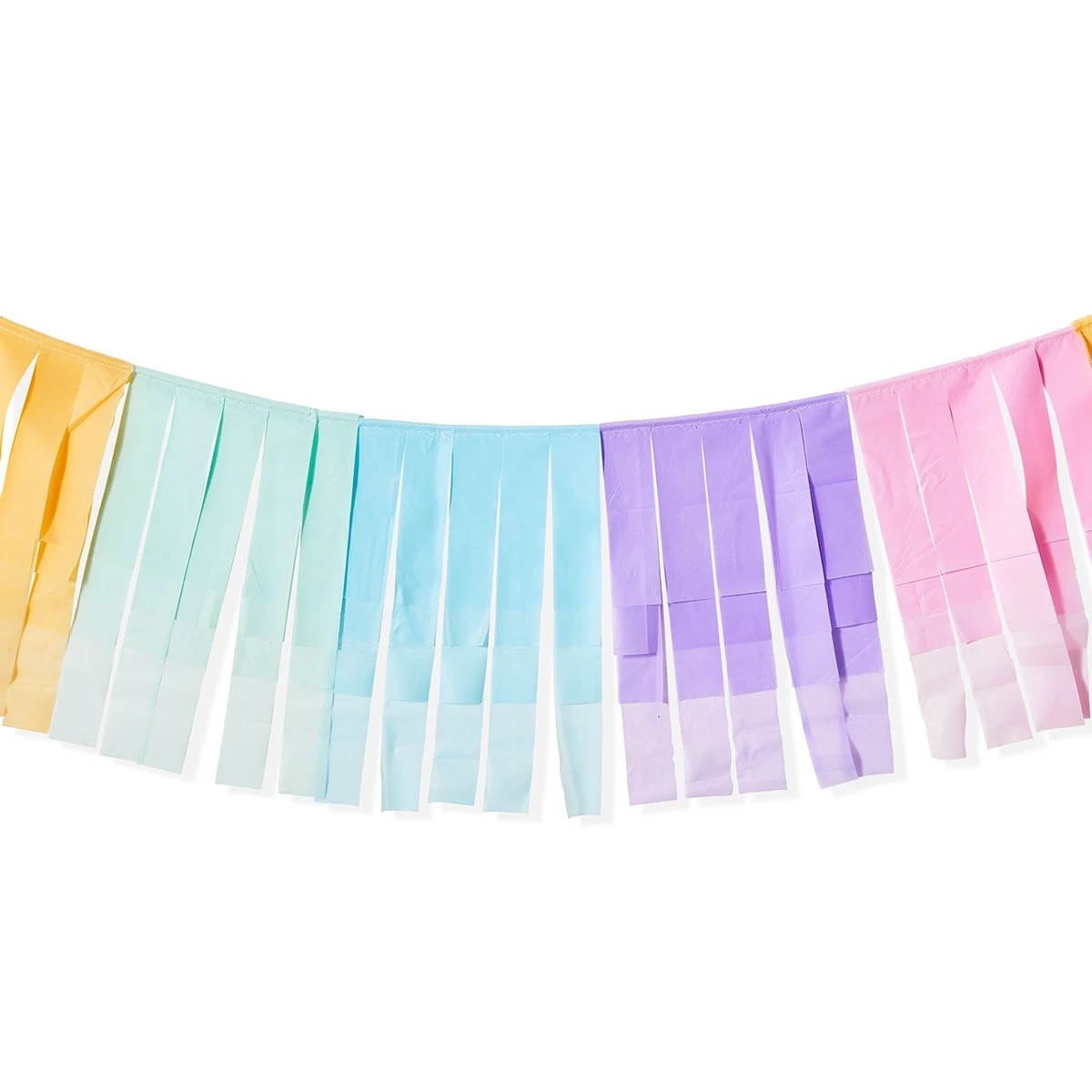 3 Pastel Streamer Garland, 3 of 5