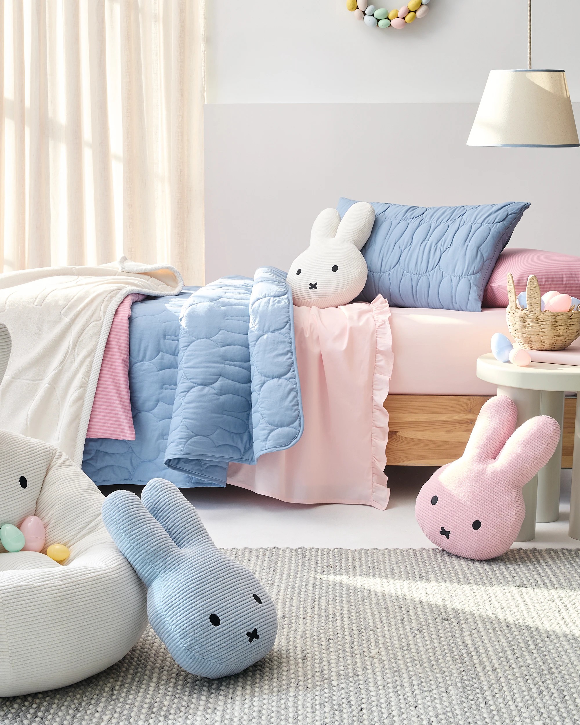 4 Miffy Throw - Natural - Queen Bed - Natural, 4 of 5