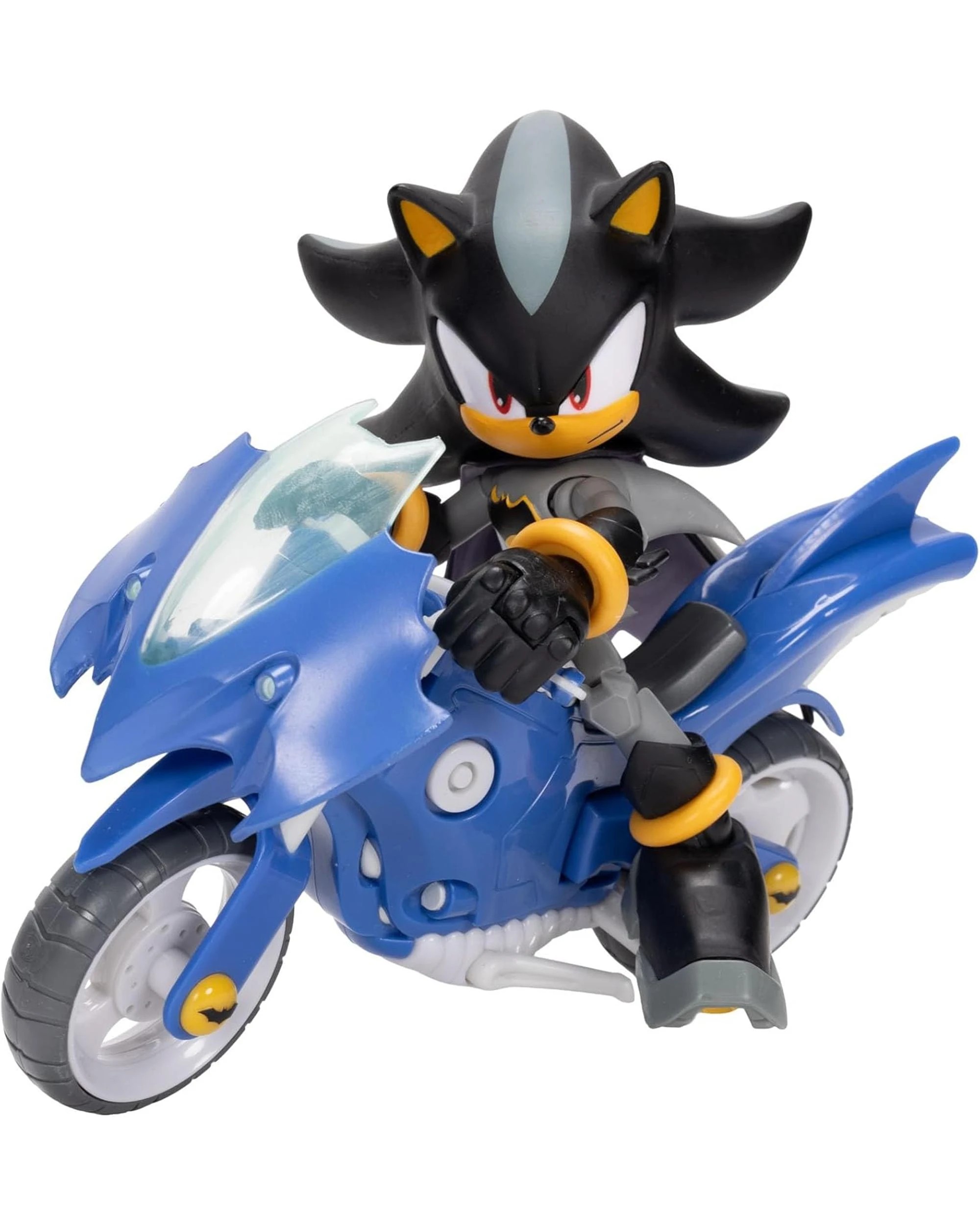 3 Sonic The Hedgehog X DC Shadow as Batman 5 inch Figure with Batcycle, 3 of 8