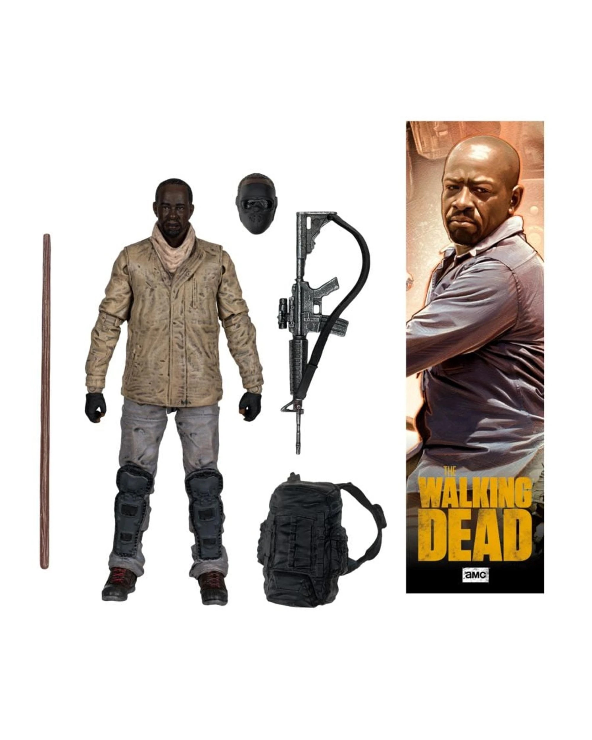 7 McFarlane The Walking Dead Season 8 Morgan Jones 5 Inch Figure, 7 of 7