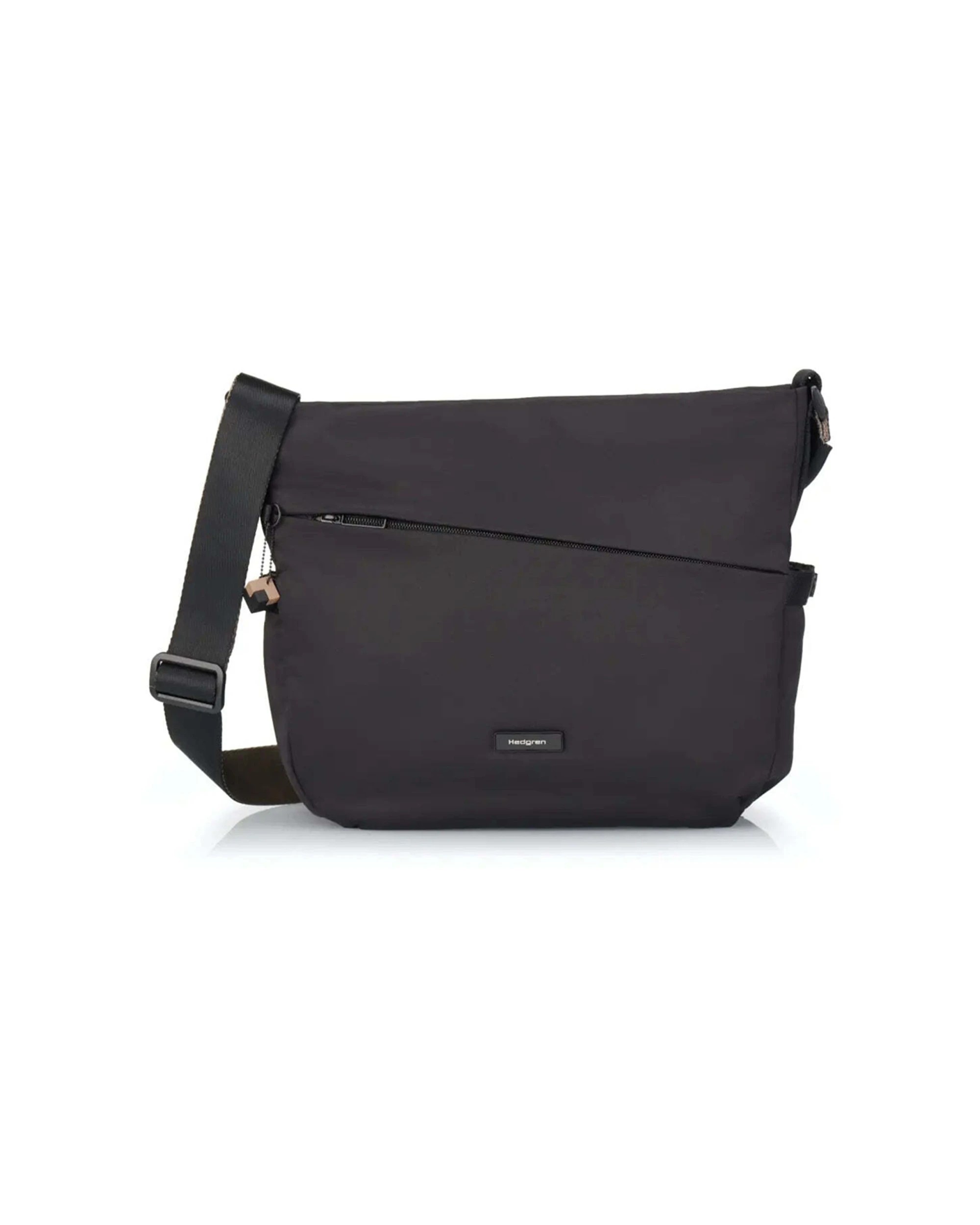 1 Hedgren Milky Way Large Crossover Shoulder Bag Water Repellent Polyester - Black, 1 of 4