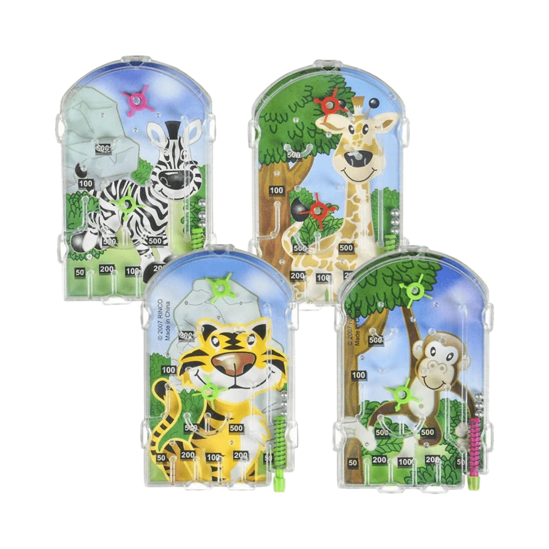 1 RI Novelty Zoo Animal Pinball Games Pack of 12, 1 of 2