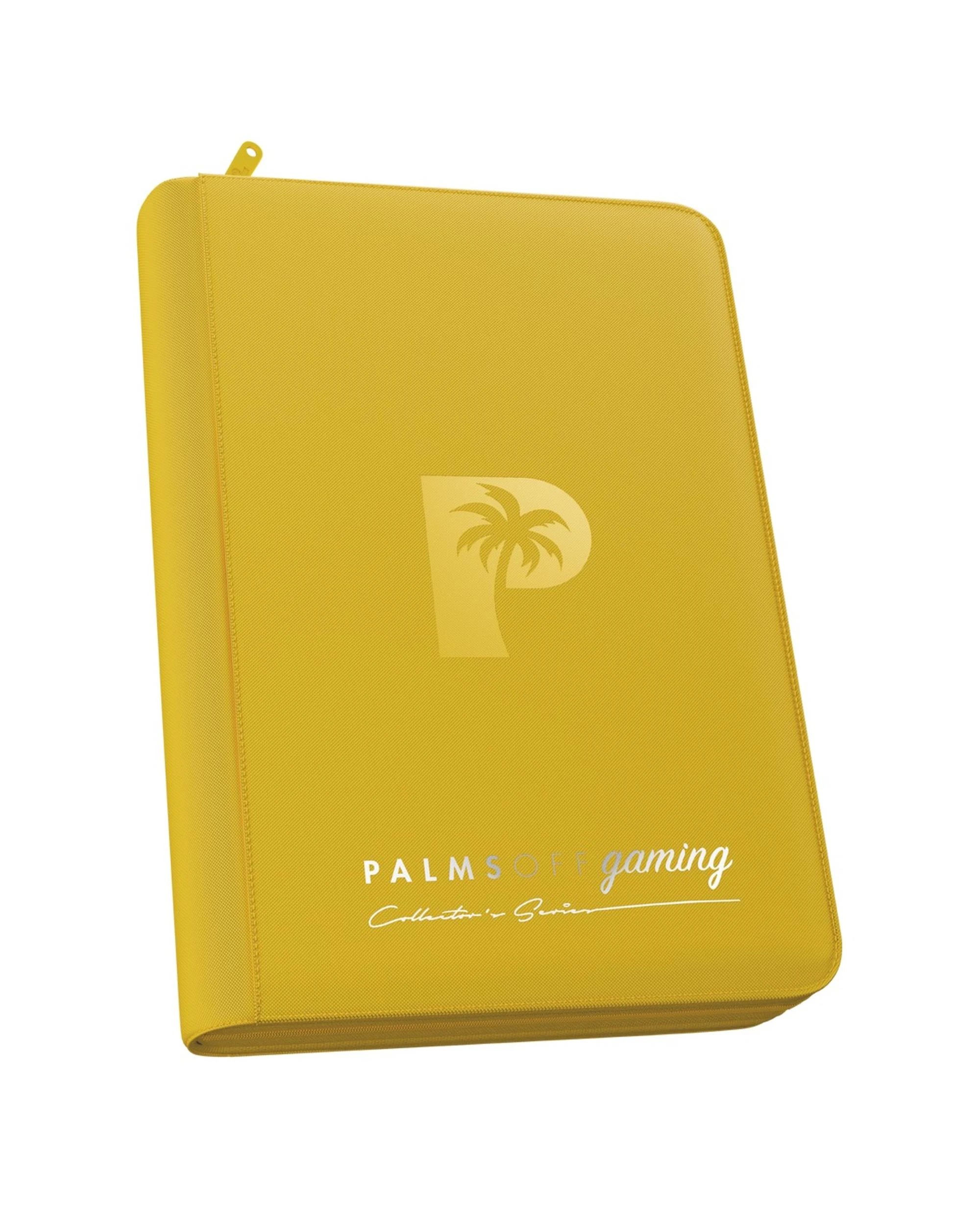 1 Palms Off Gaming Collector's Series 4 Pocket Zip Binder - Yellow, 1 of 8
