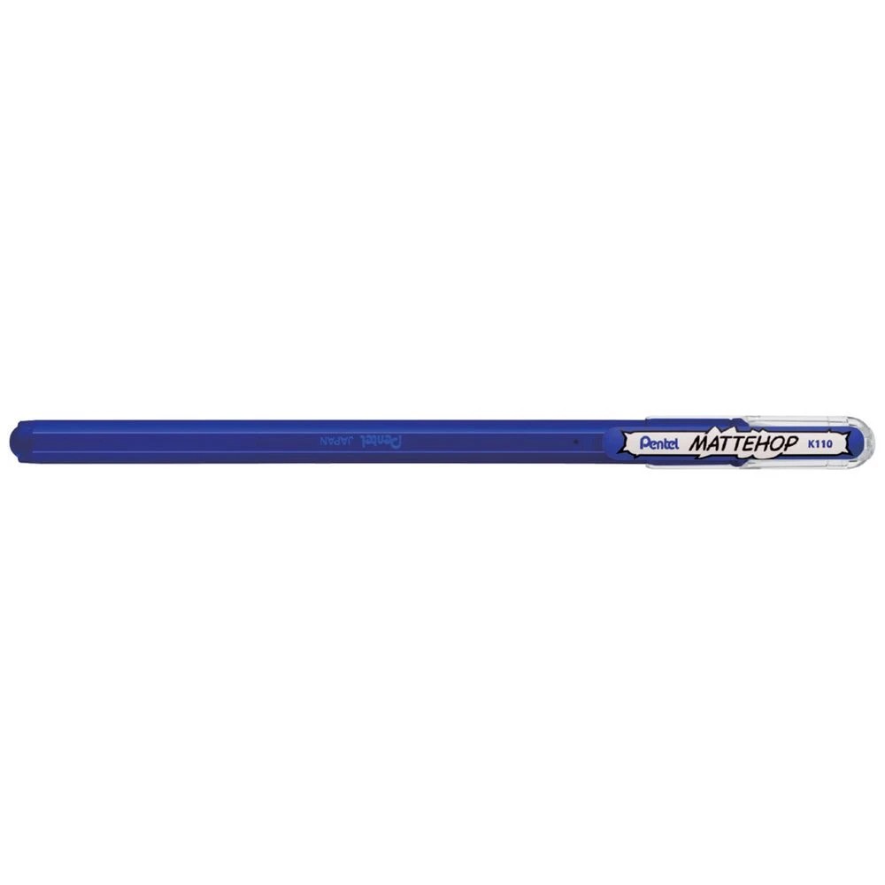 1 Pentel Mattehop Gel Pen 1.0mm Blue, 1 of 2