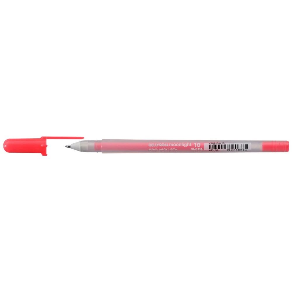 1 Sakura Gelly Roll Gel Pen Moonlight 10 Fluorescent Red, 1 of 3
