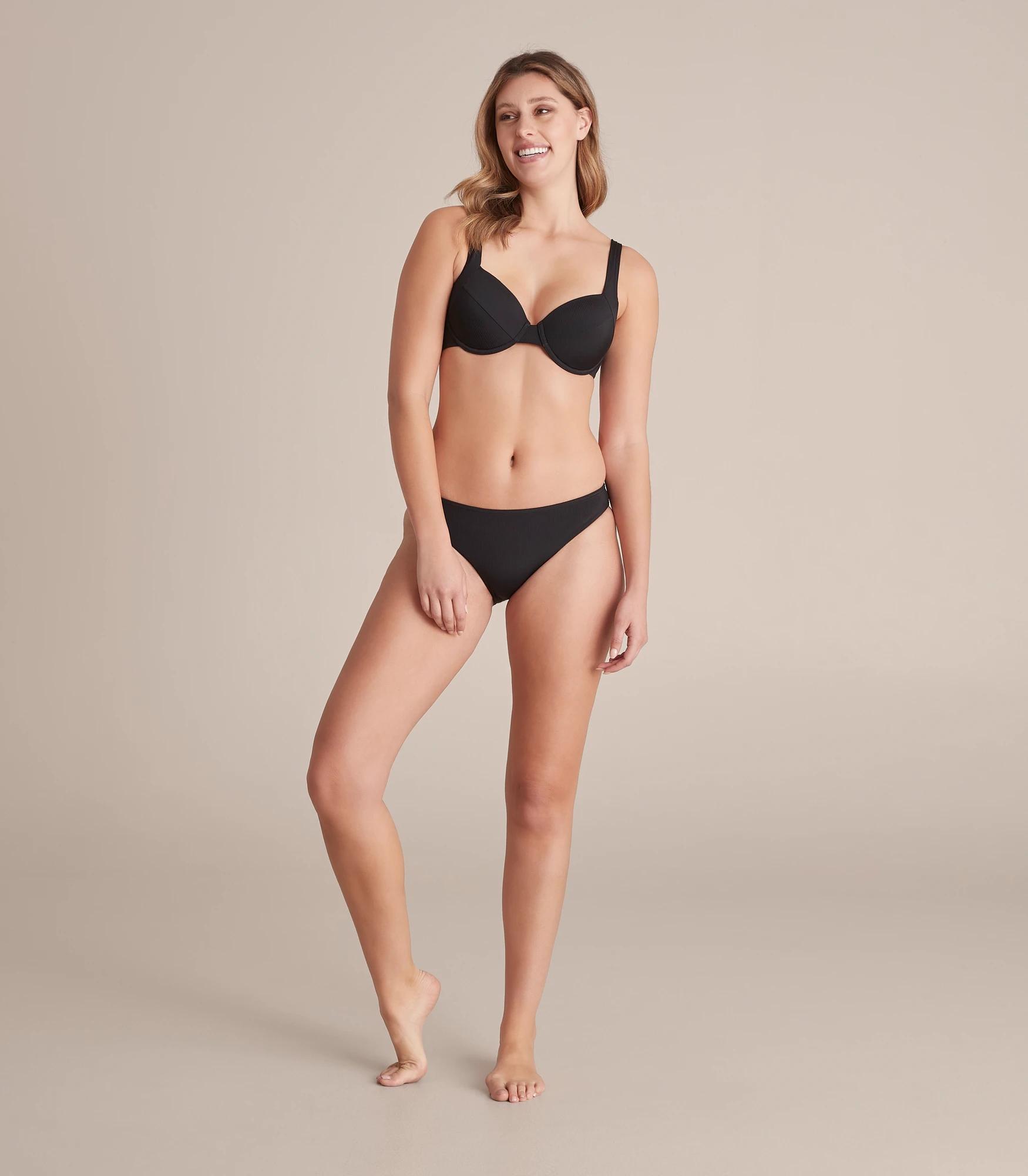 5 Target Mini Rib Swim Bikini Briefs BLACK, 5 of 7