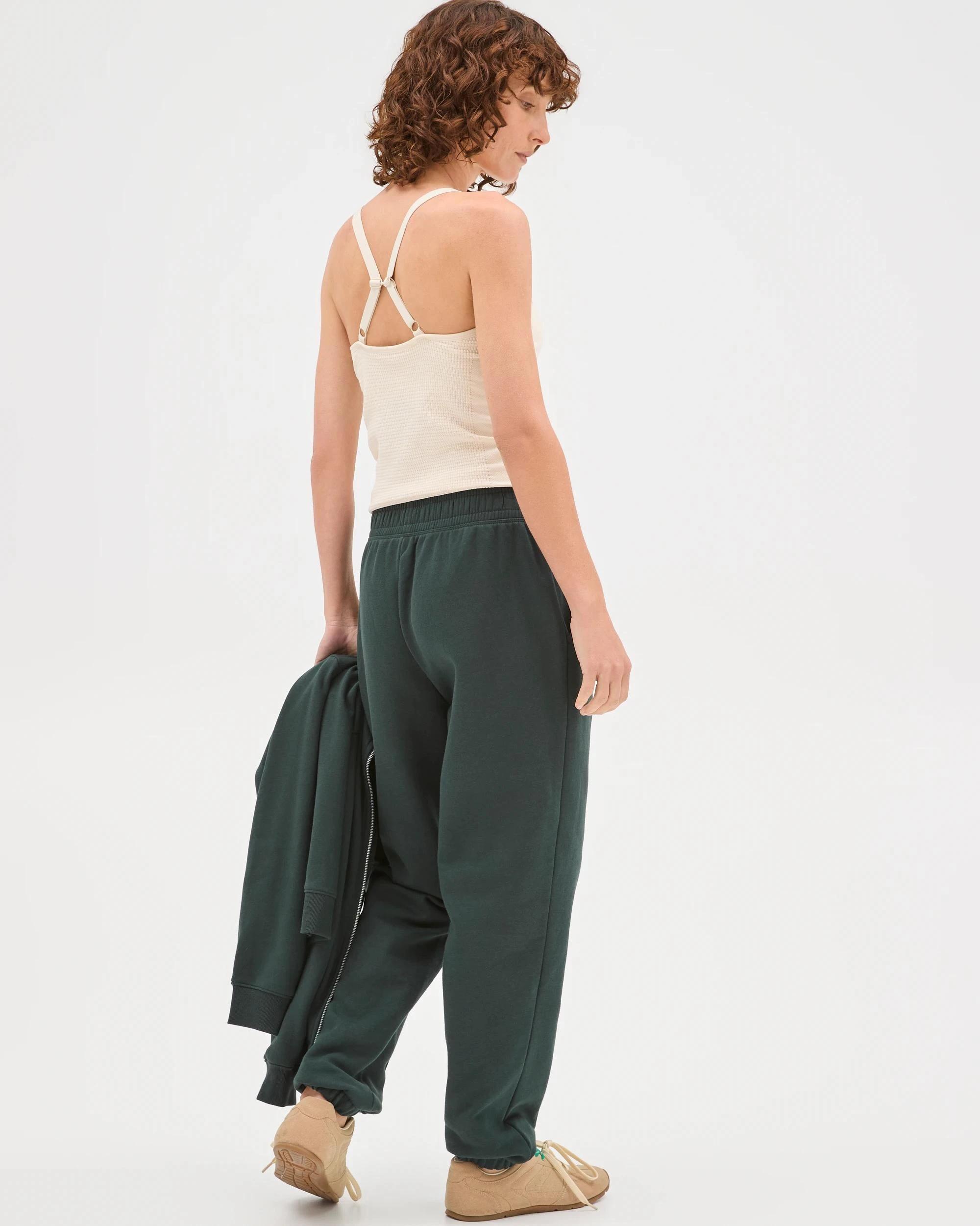 6 Target Active Active Australian Cotton Blend Fleece Trackpants PINE/PINTUCK, 6 of 7