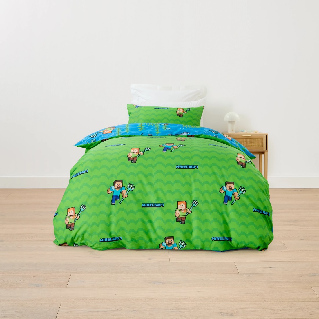 2 Minecraft Cotton Quilt Cover Set - Single Bed, 2 of 7