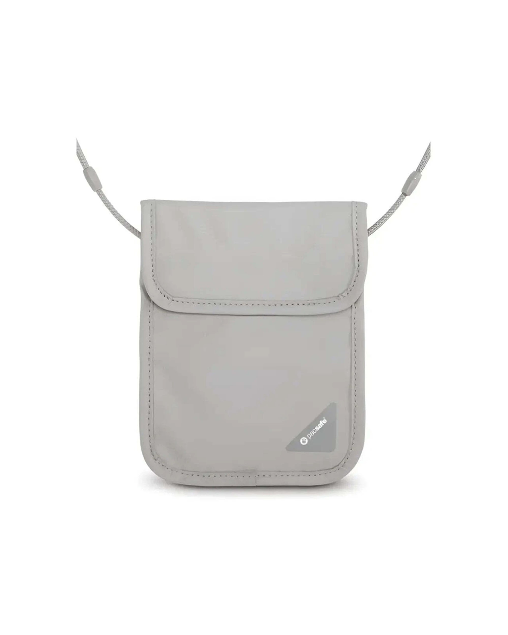 1 Pacsafe Coversafe X75 RFID Blocking Neck Pouch Slashguard Strap Adjustable Security - Grey, 1 of 1