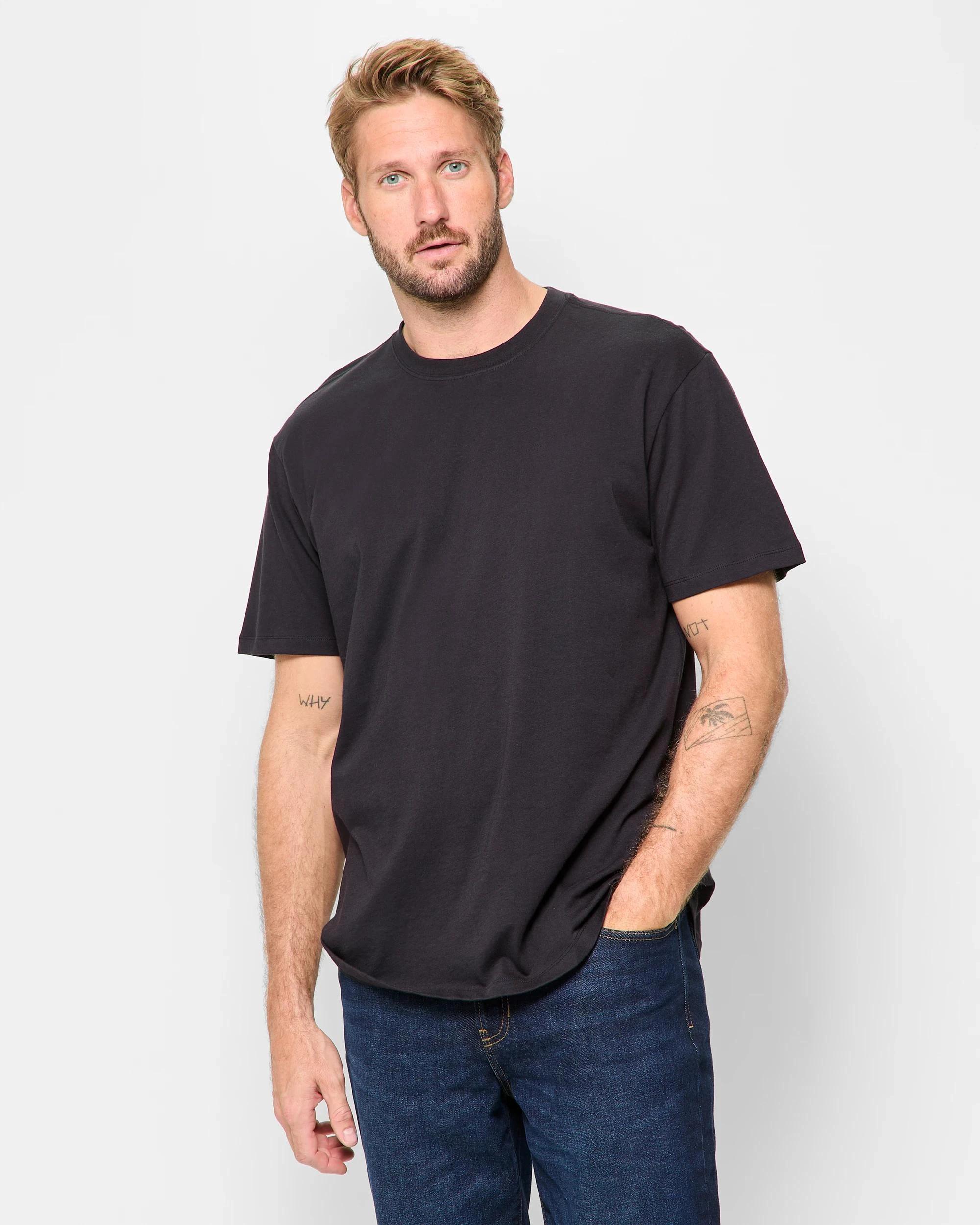 1 Target Australian Cotton T-Shirt BLACK, 1 of 5