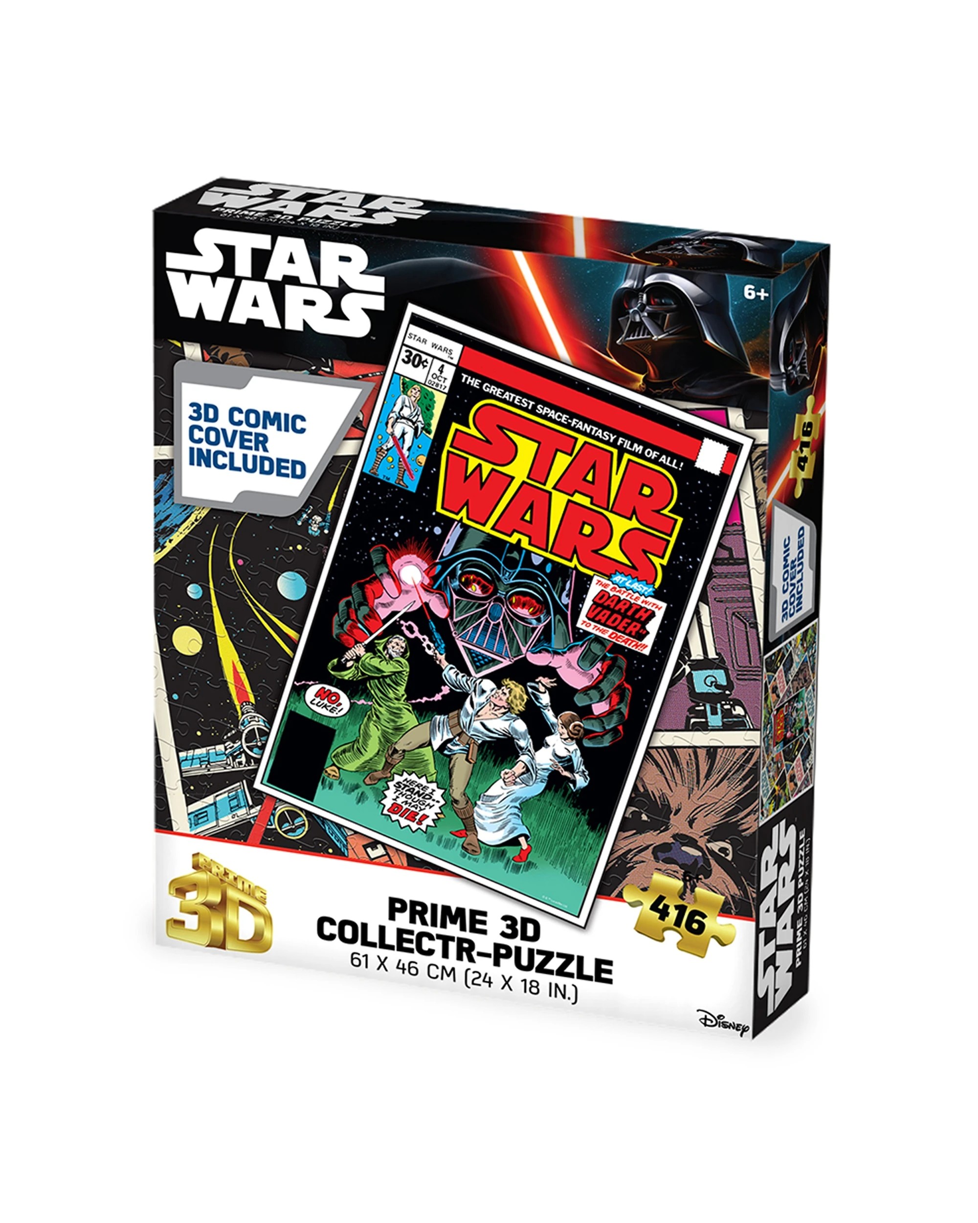 2 416pc Prime3D Lenticular Comic Star Wars Jigsaw Puzzle 3D Design 2 - Multi, 2 of 6