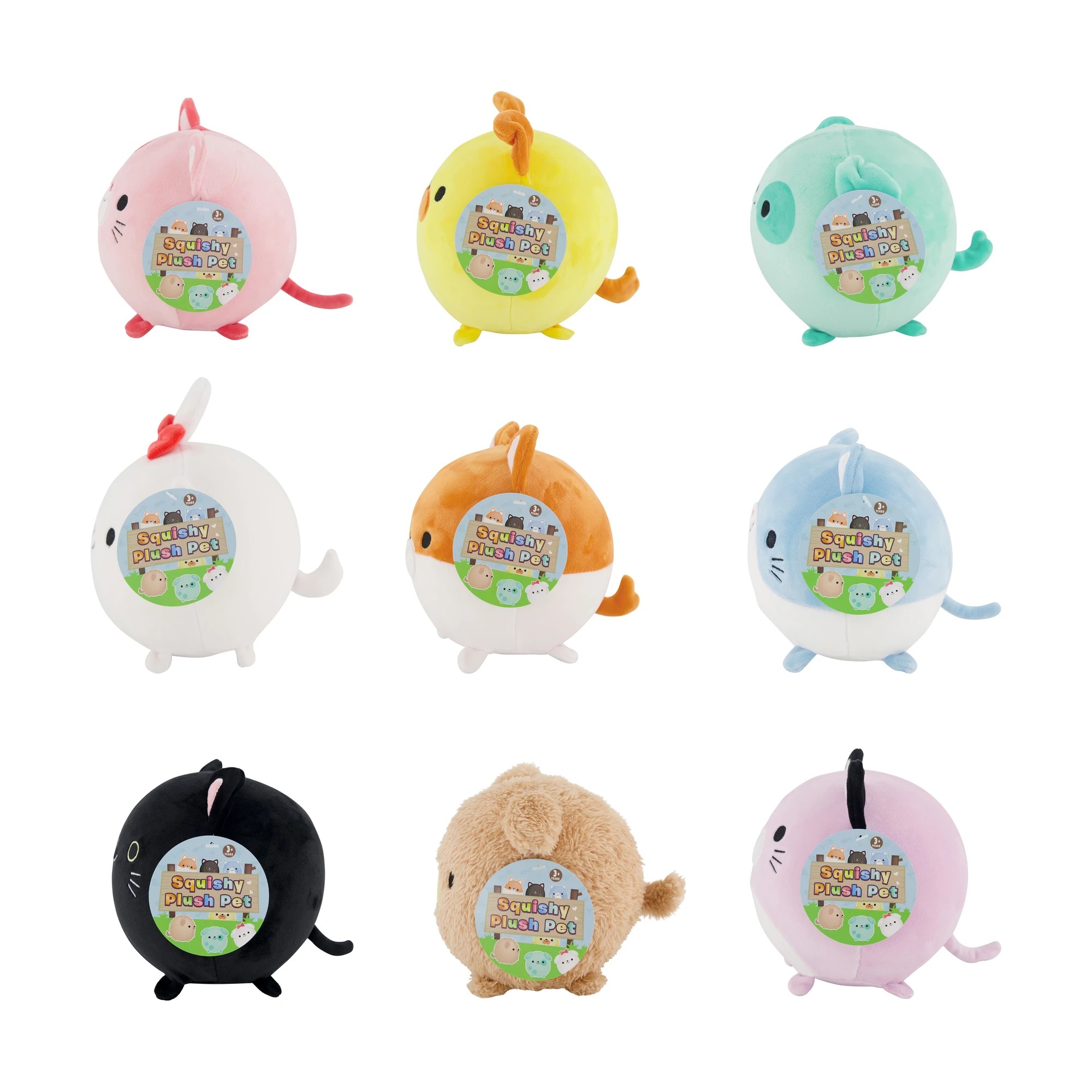 8 Squishy Plush Toy - Assorted, 8 of 8