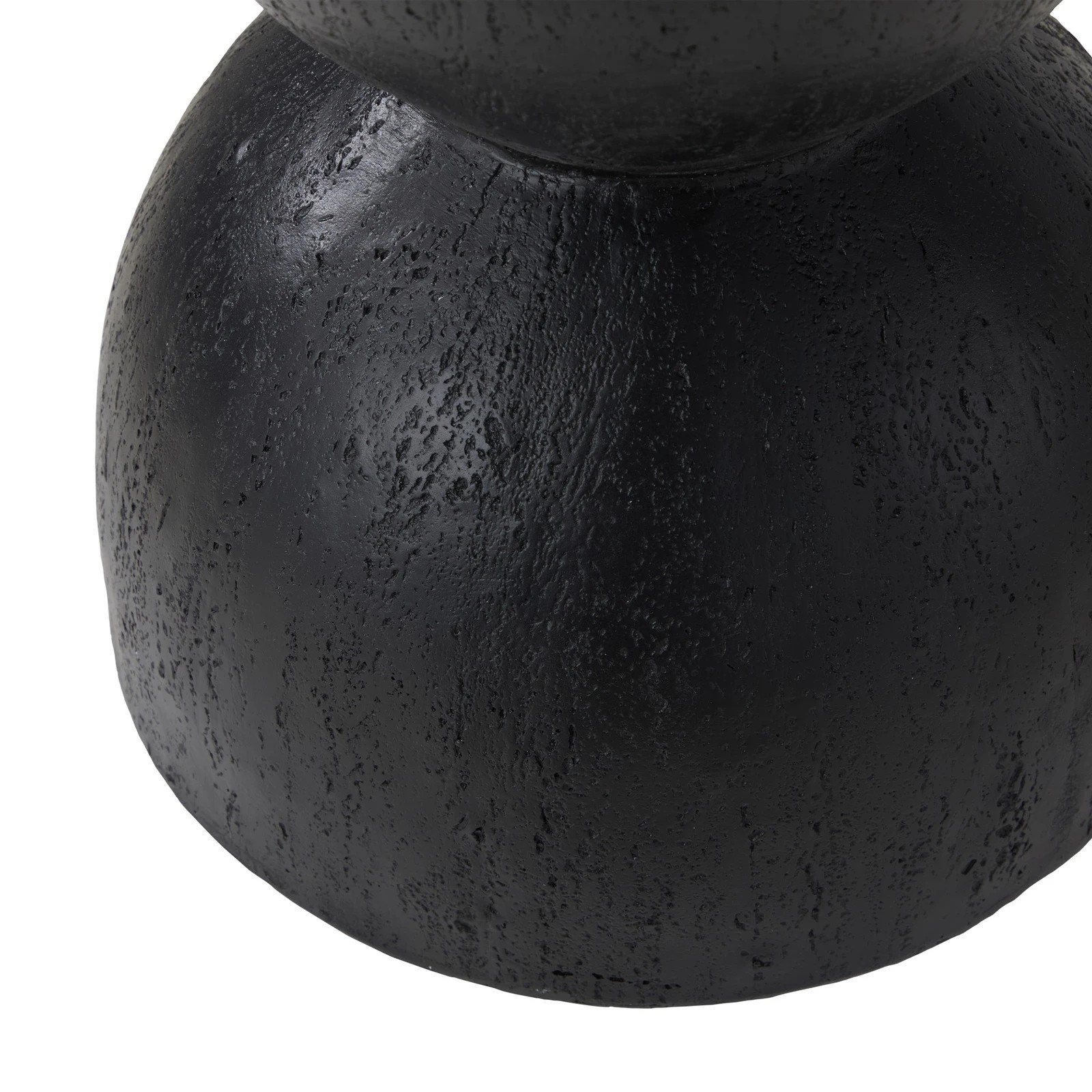 6 Oikiture Side Table Coffee Bedside End Stool Stand Stone Outdoor Indoor
 - Black, 6 of 8