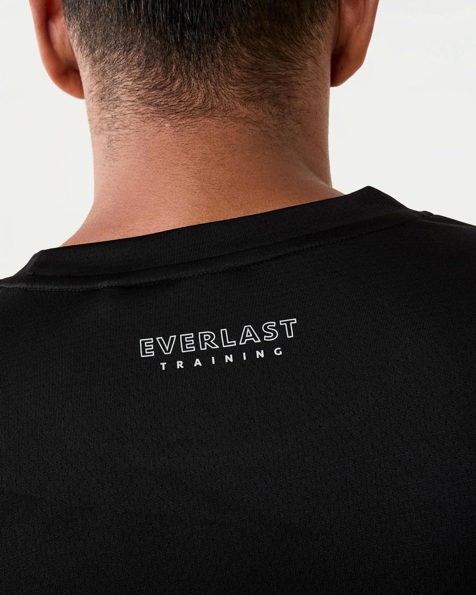8 Everlast Mens Tech Long Sleeve Training T‑shirt Black, 8 of 9