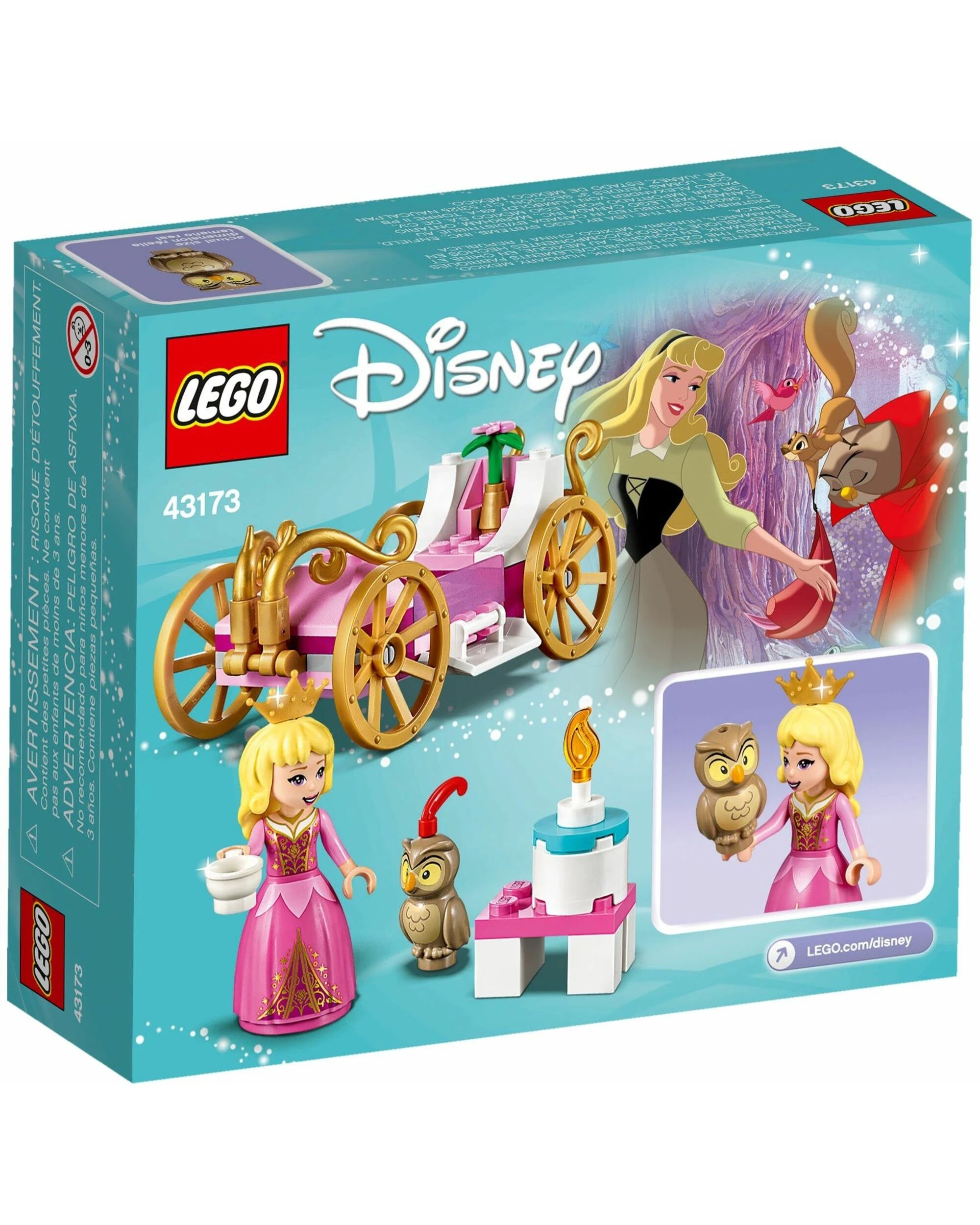 4 LEGO 43173 Aurora's Royal Carriage: Disney Princess Playset, 4 of 4