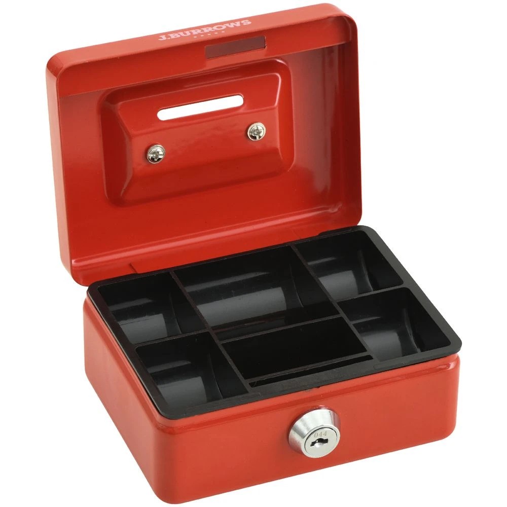 2 J.Burrows Mini Cash Box Red, 2 of 4