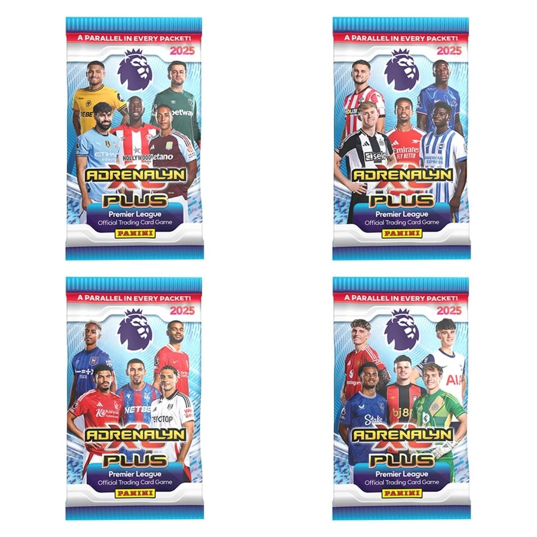 1 Panini EPL Adrenalyn XL Plus 2025 Trading Card Game Booster Pack - Assorted, 1 of 5