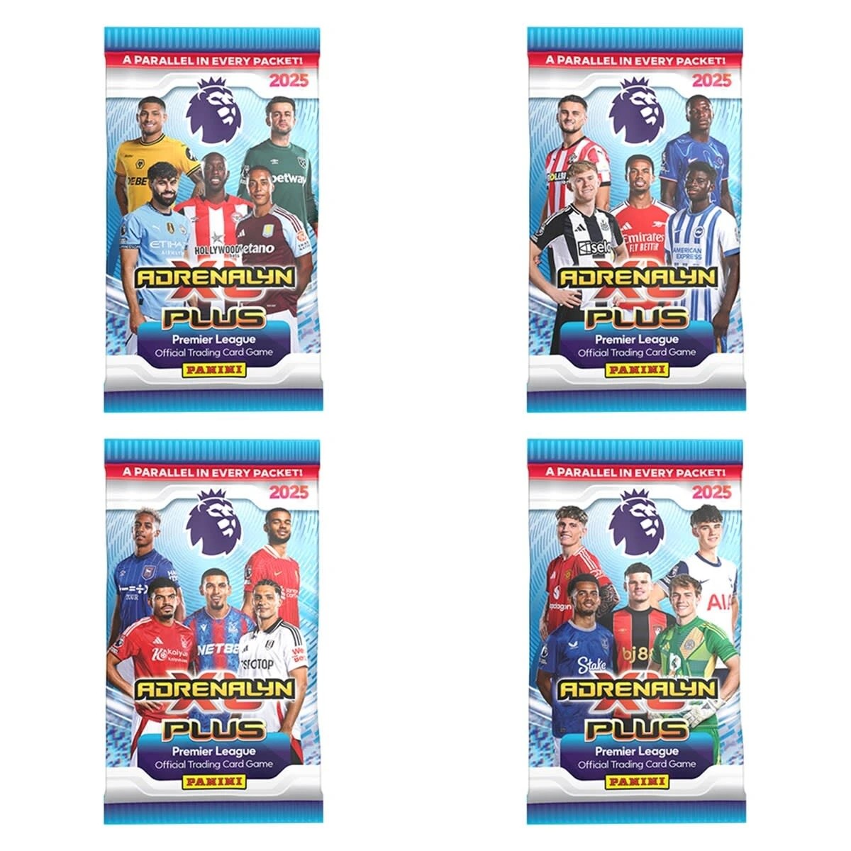 1 Panini EPL Adrenalyn XL Plus 2025 Trading Card Game Booster Pack - Assorted, 1 of 5