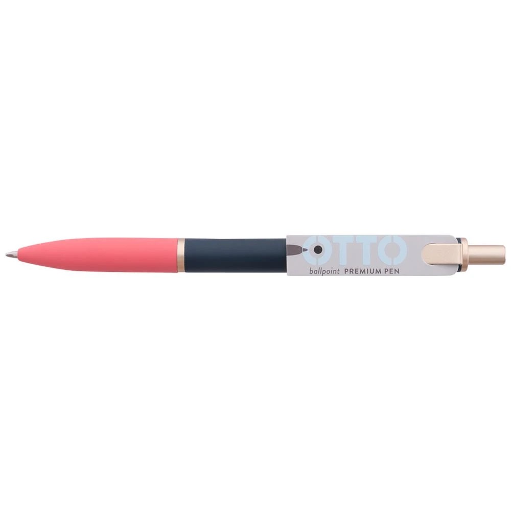 1 Otto Premium Miami Ballpoint Pen 1mm Rose Navy, 1 of 7