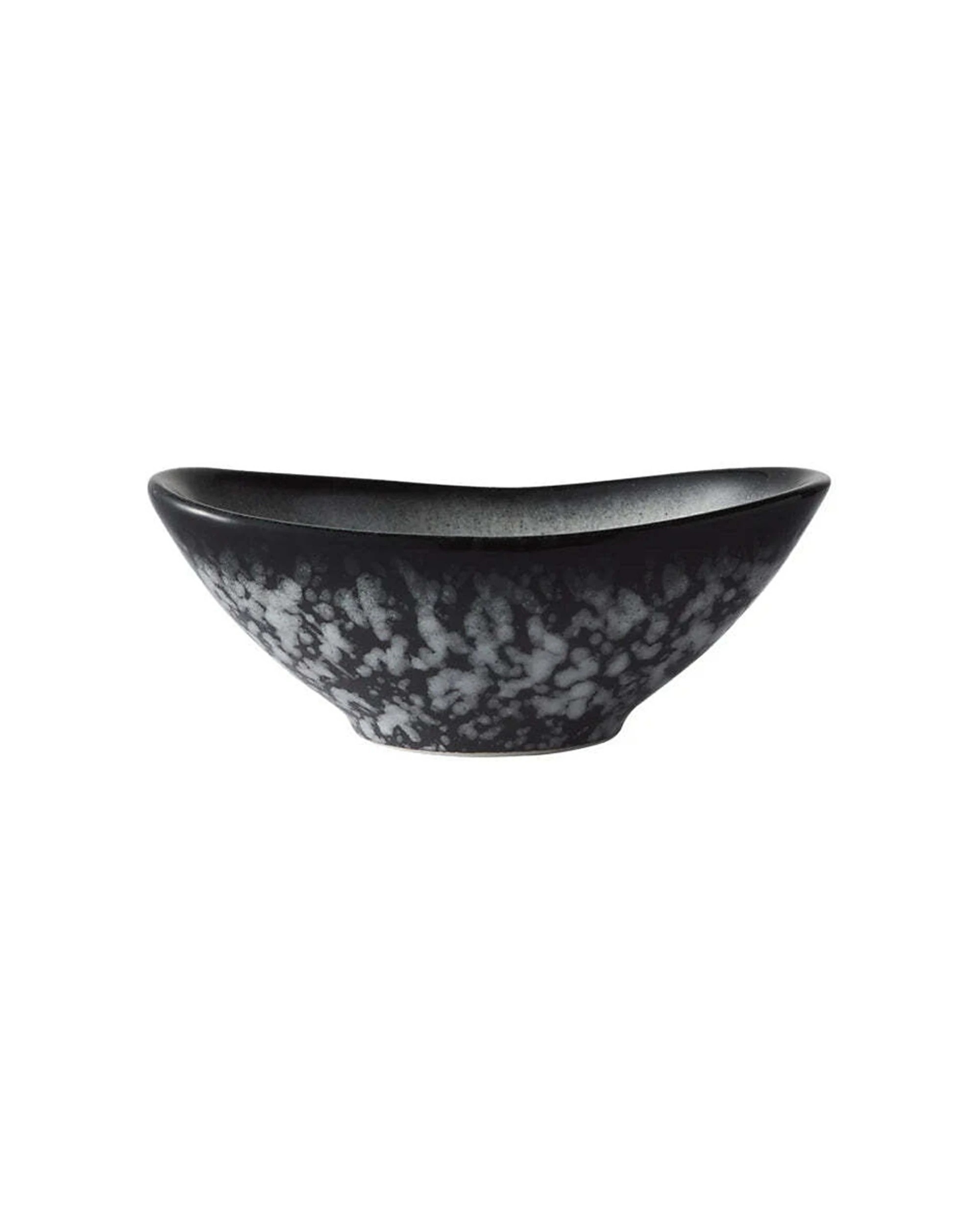 2 Maxwell & Williams 6x Caviar Granite Oval Sauce Bowl Set 11x4cm - Multi, 2 of 3