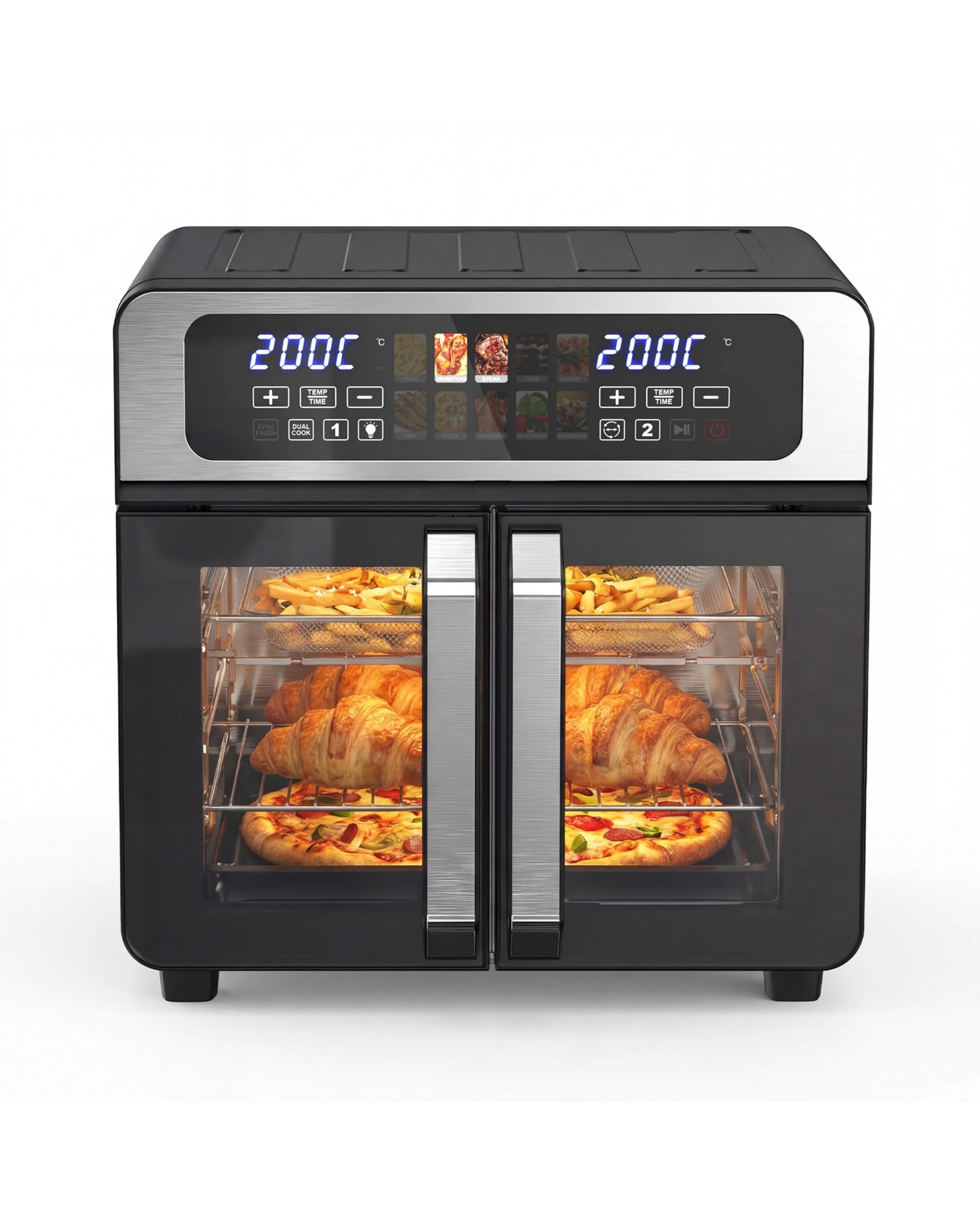 5 Advwin 26L Air Fryer Oven 2200W with 15 Preset - Black, 5 of 5