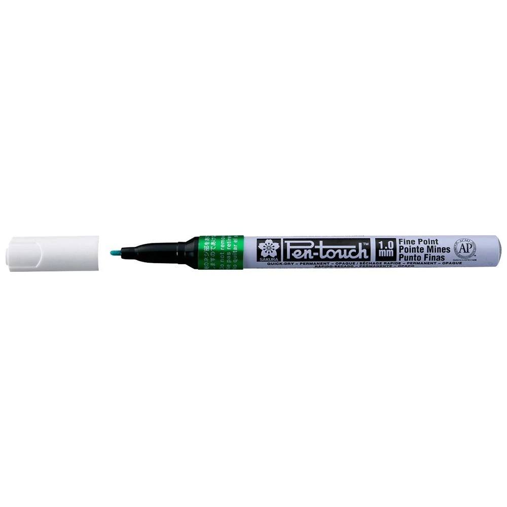 1 Sakura Pen-touch Paint Marker 1mm Green, 1 of 5