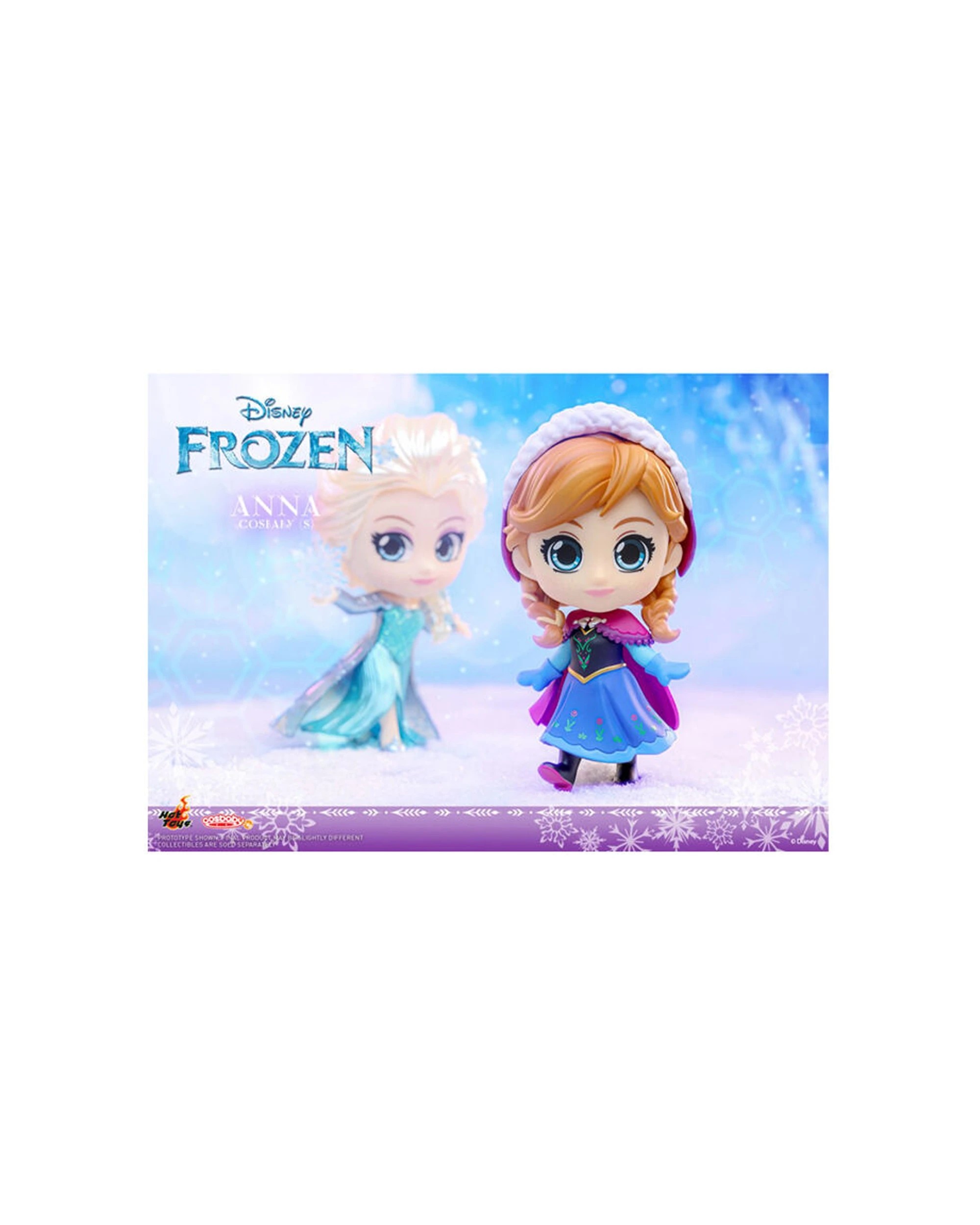 3 Frozen Anna Cosbaby Hot Toys Action Figure 13cm With Base - Disney Collectible - Multi, 3 of 4