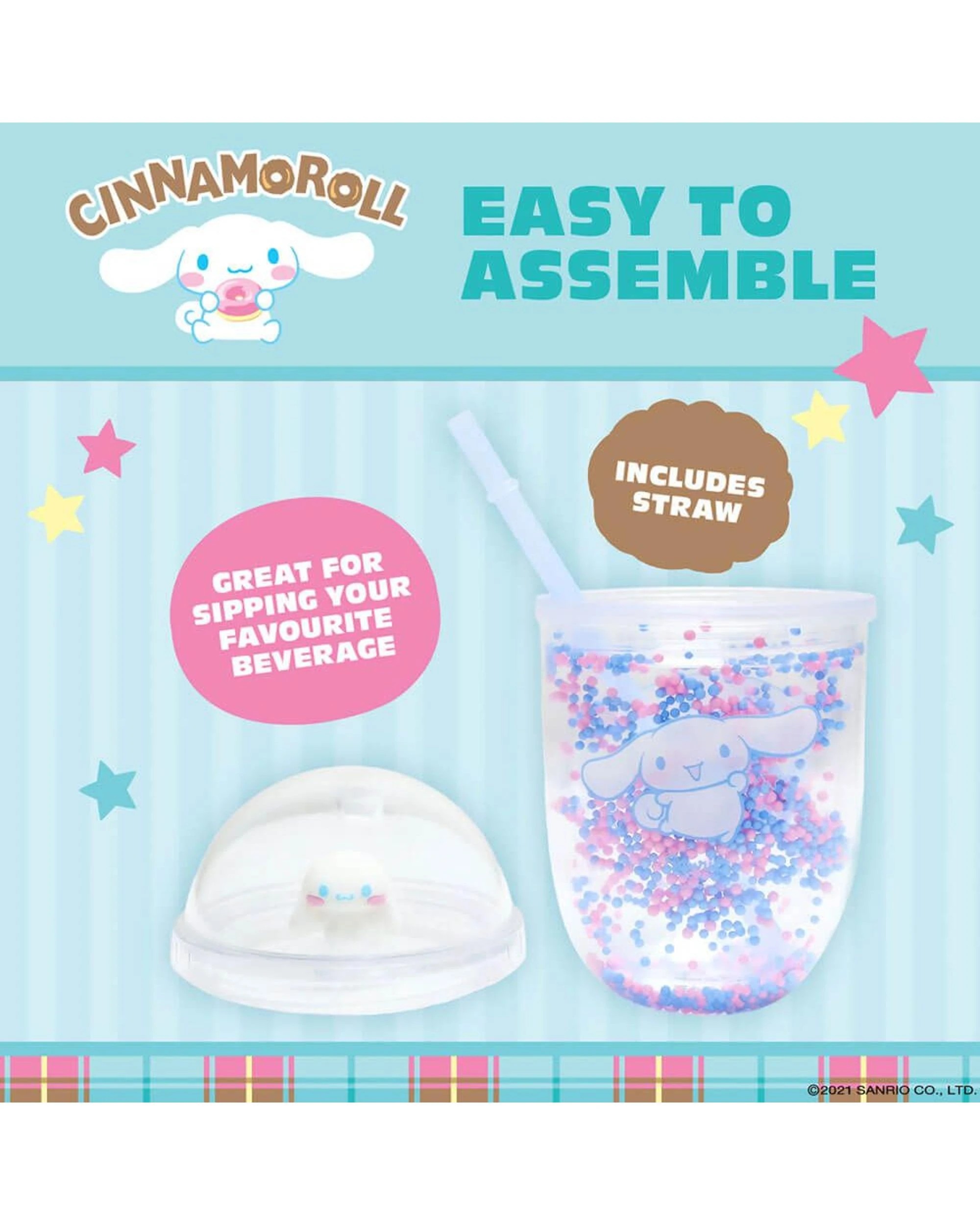 7 Hello Kitty and Friends Cinnamoroll Boba Cup - Blue, 7 of 8